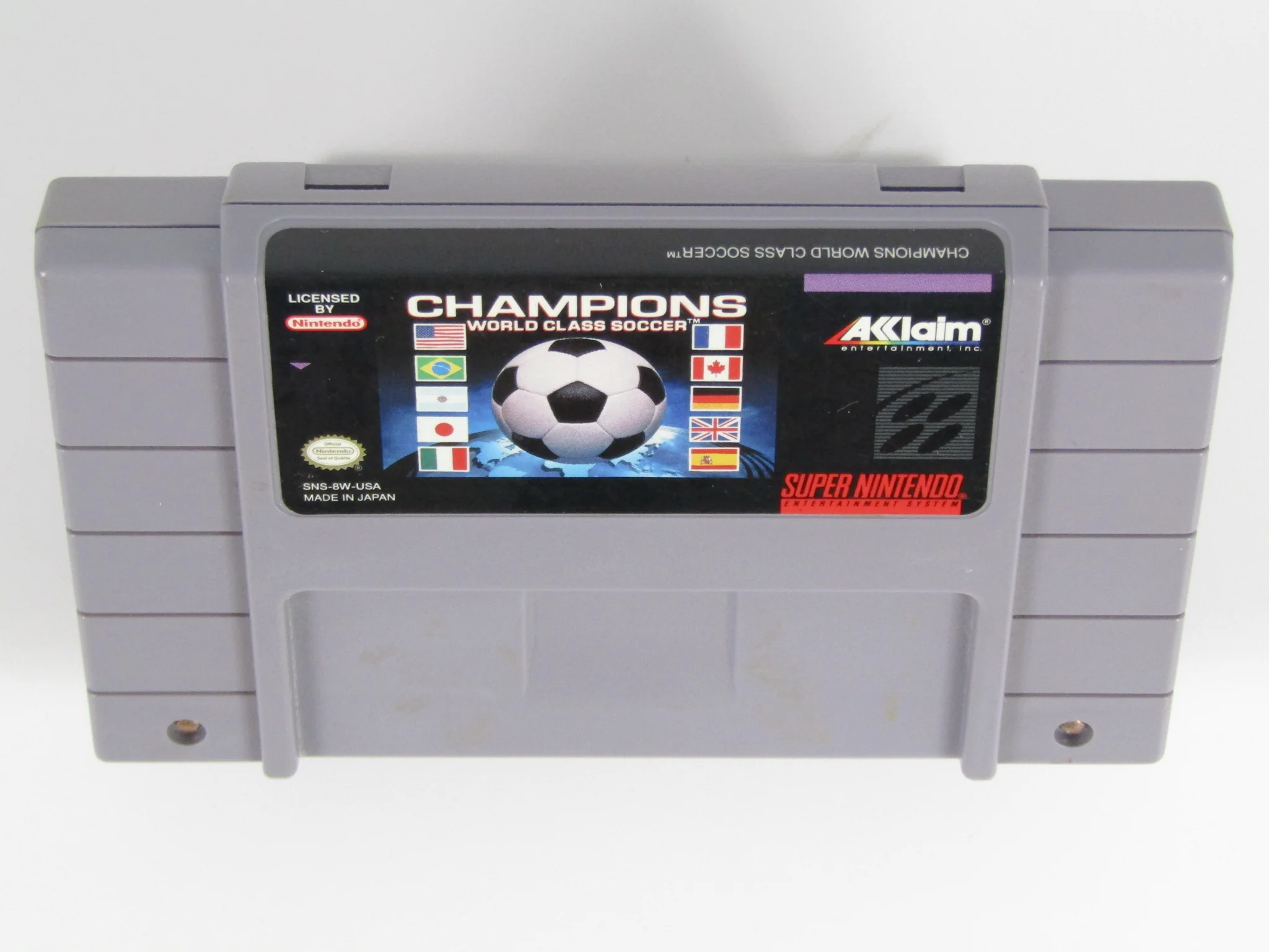 Champions World Class Soccer (Super Nintendo / SNES) - Image 3