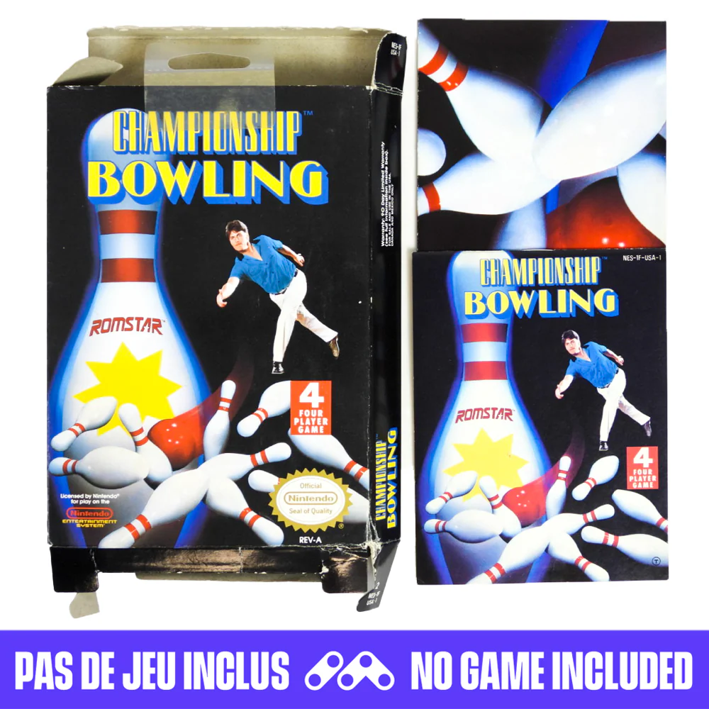 Championship Bowling [Box] (Nintendo / NES)