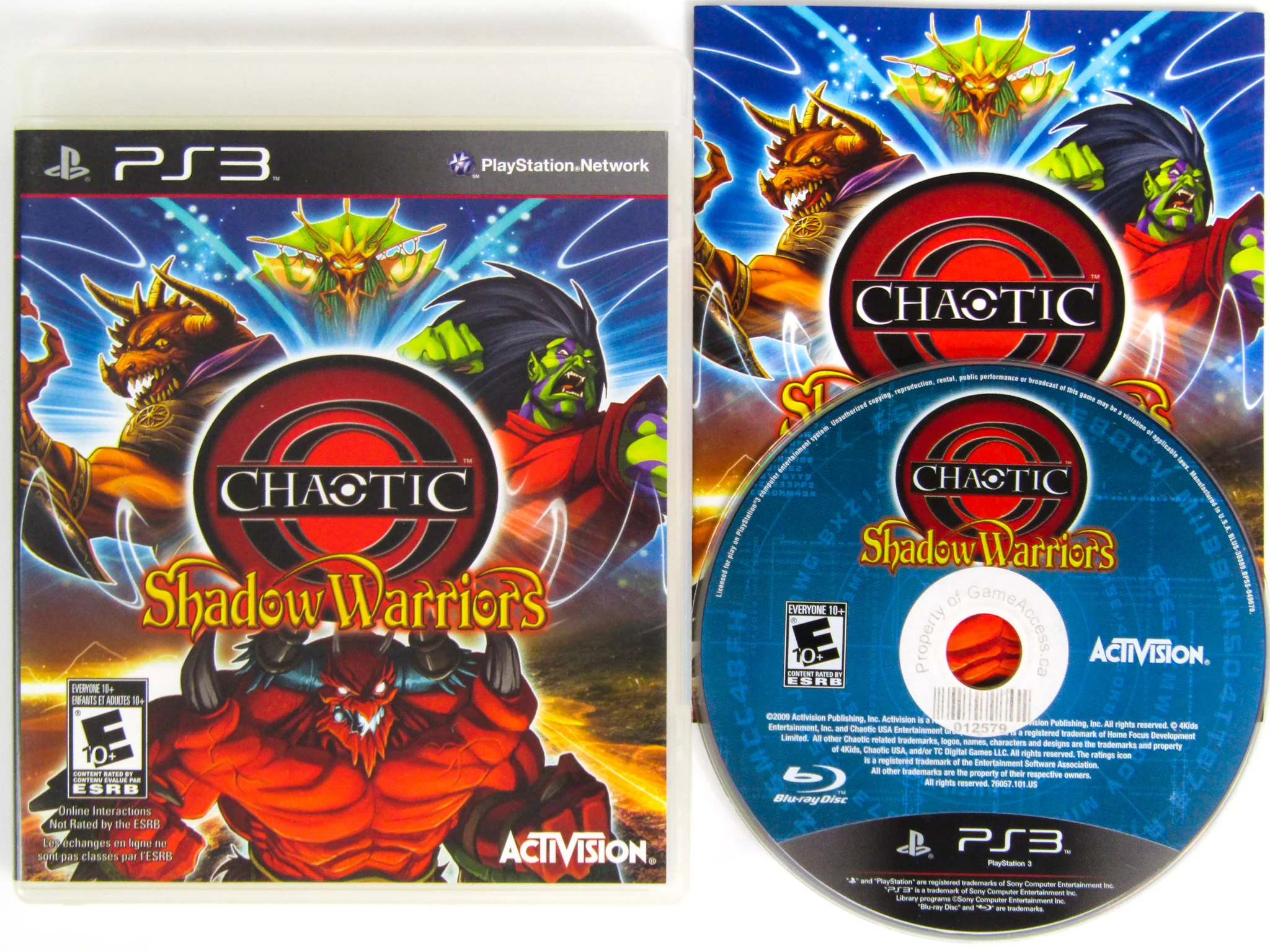 Chaotic: Shadow Warriors (PlayStation 3 / PS3) - Image 2