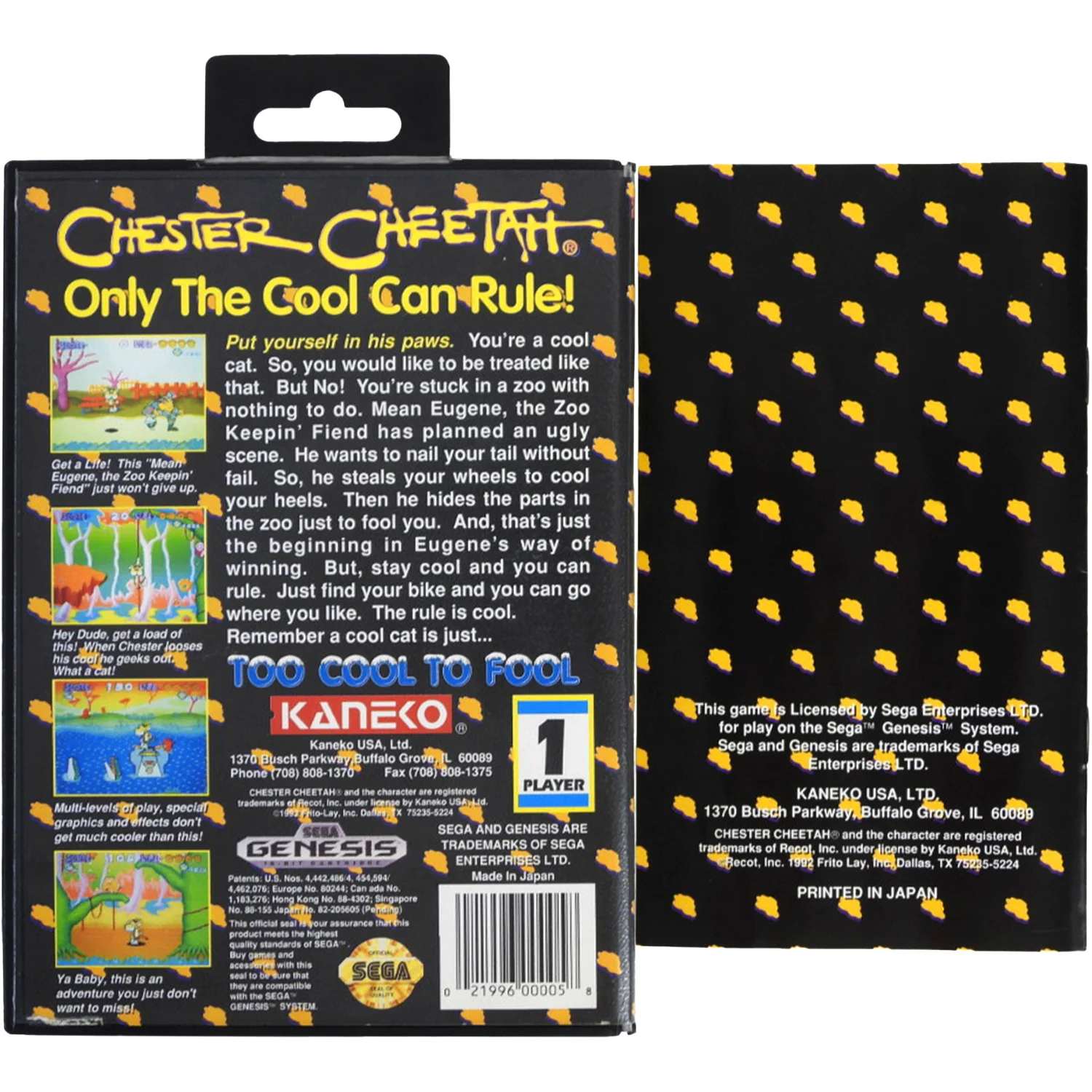 Chester Cheetah Too Cool to Fool (Sega Genesis) - Image 2