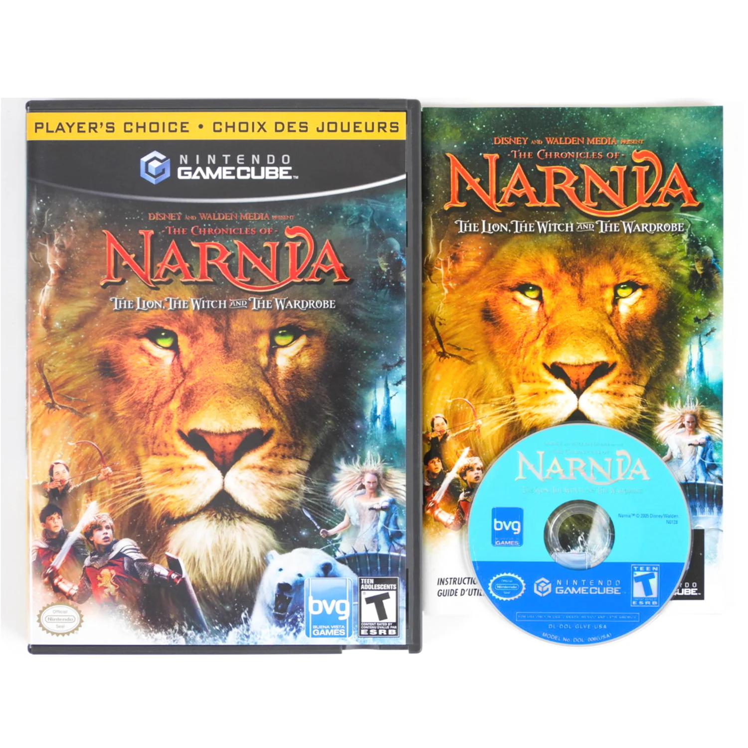 Chronicles of Narnia Lion Witch and the Wardrobe [Player's Choice] (Nintendo GameCube)