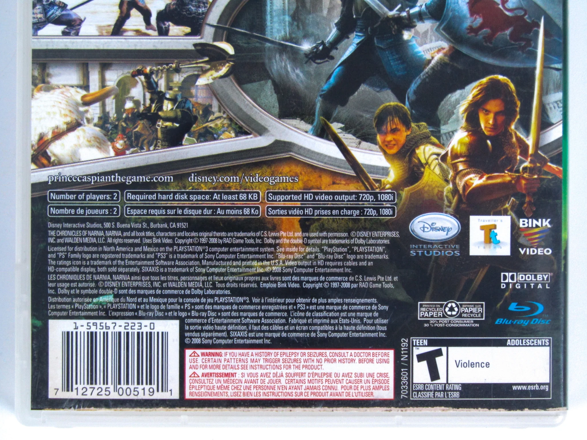 Chronicles Of Narnia Prince Caspian (PlayStation 3 / PS3) - Image 4