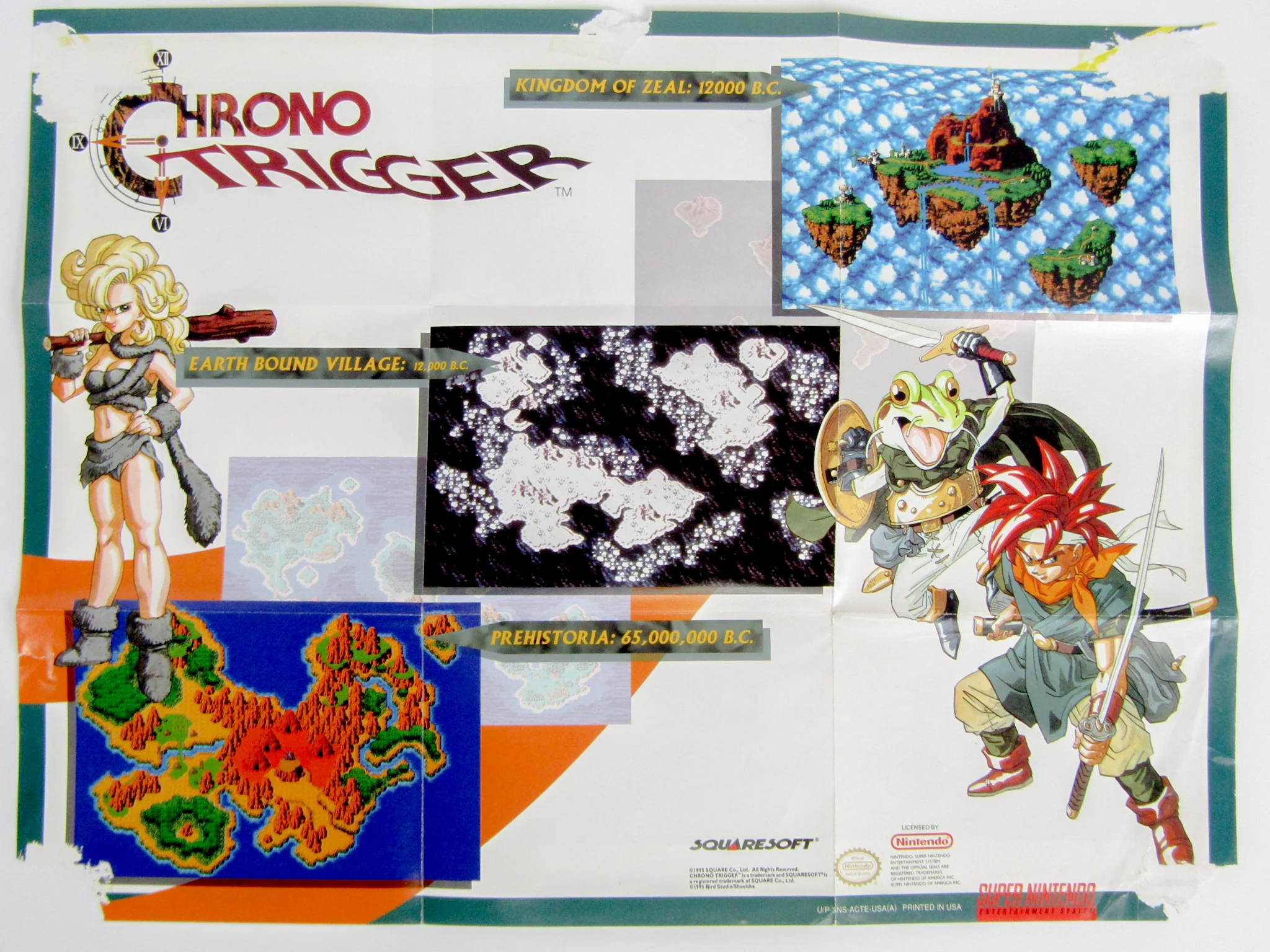 Chrono Trigger [Campfire Art] [Map] (Super Nintendo / SNES) - Image 4