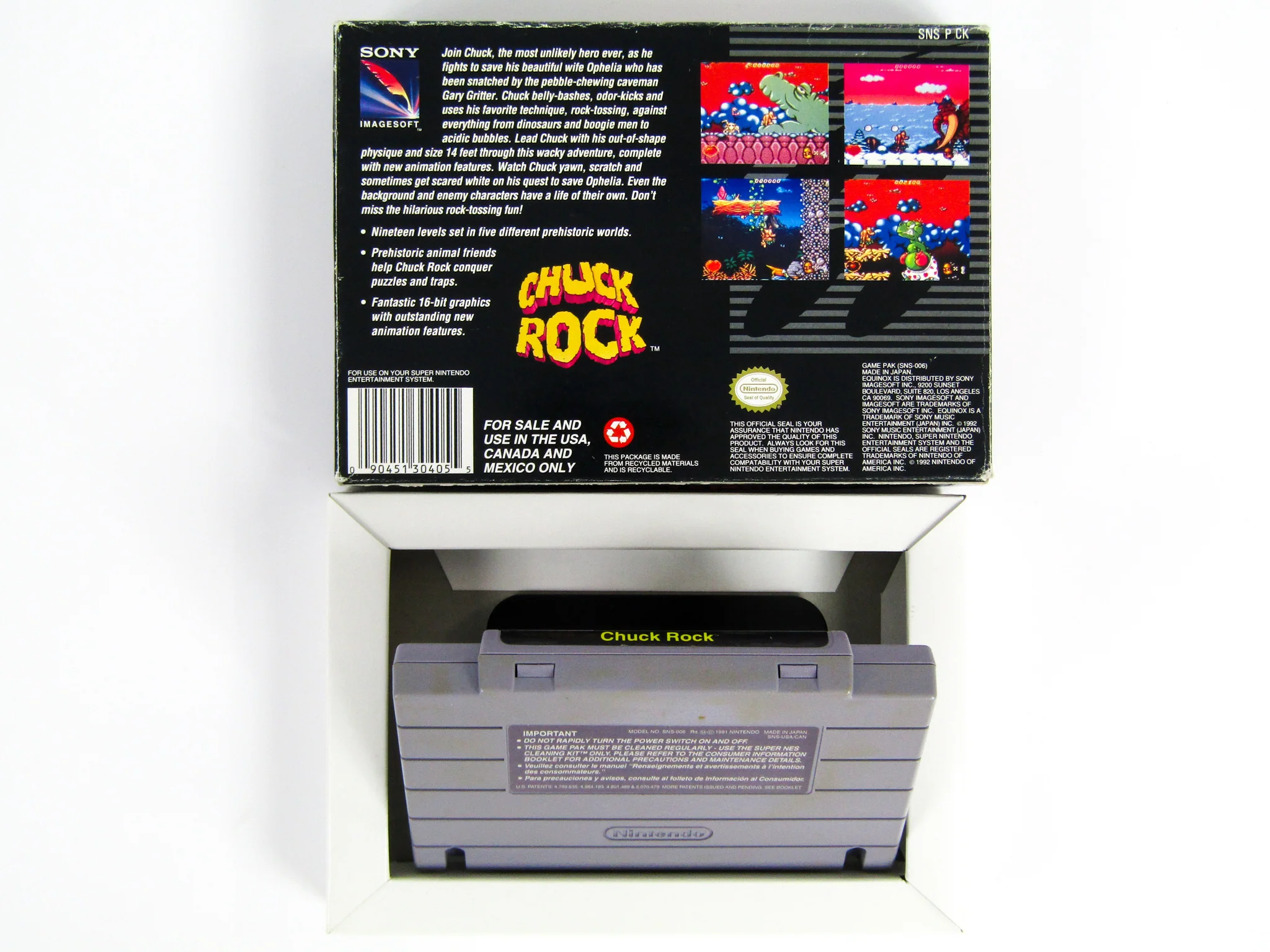 Chuck Rock (Super Nintendo / SNES) - Image 12