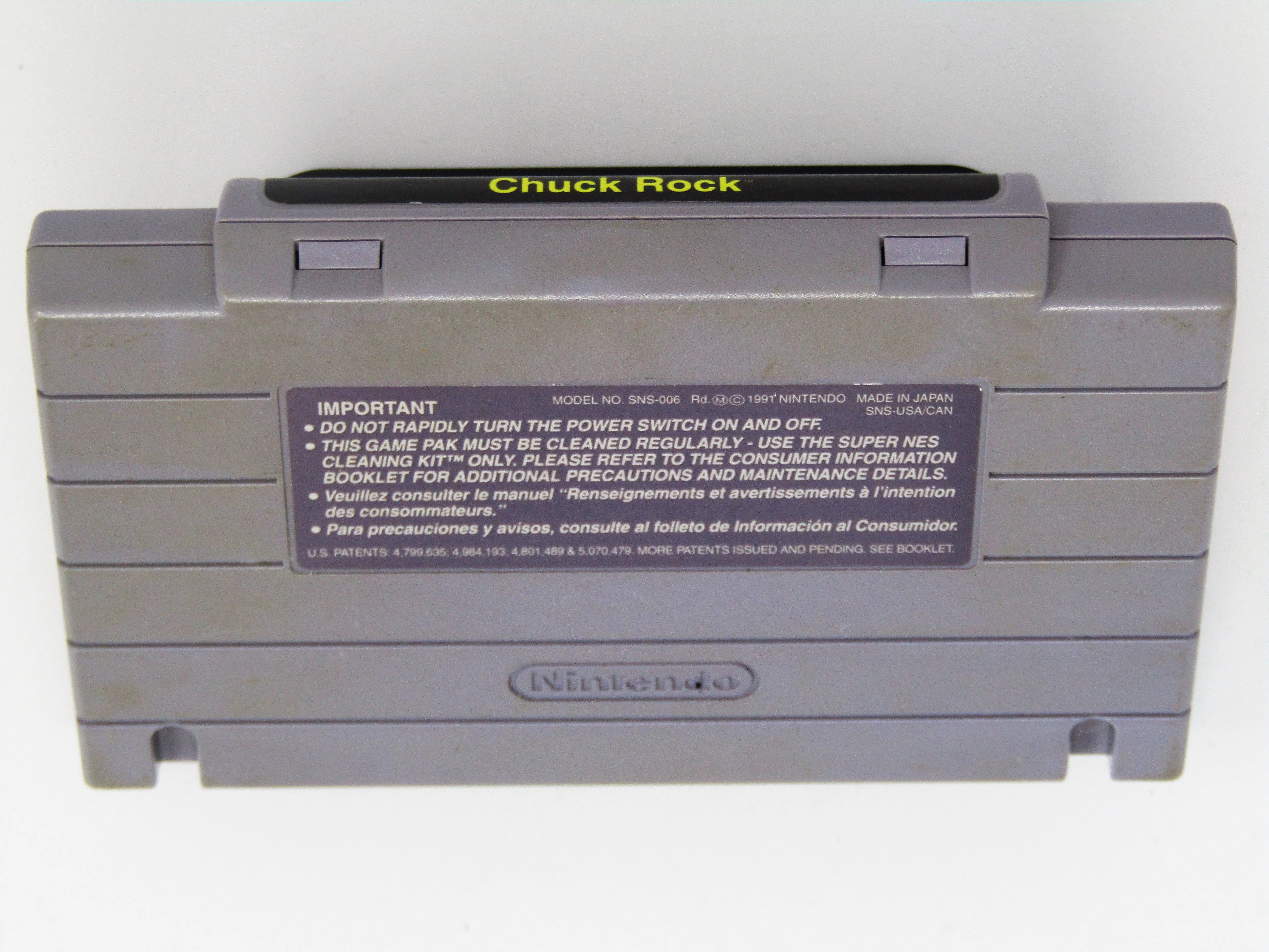 Chuck Rock (Super Nintendo / SNES) - Image 17