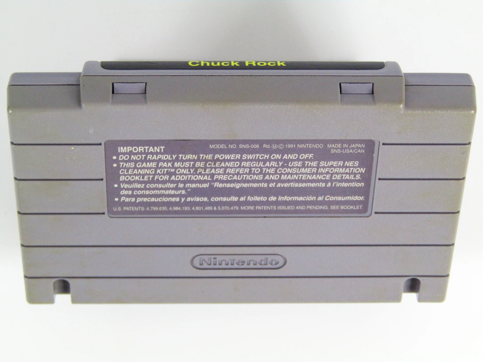 Chuck Rock (Super Nintendo / SNES) - Image 19