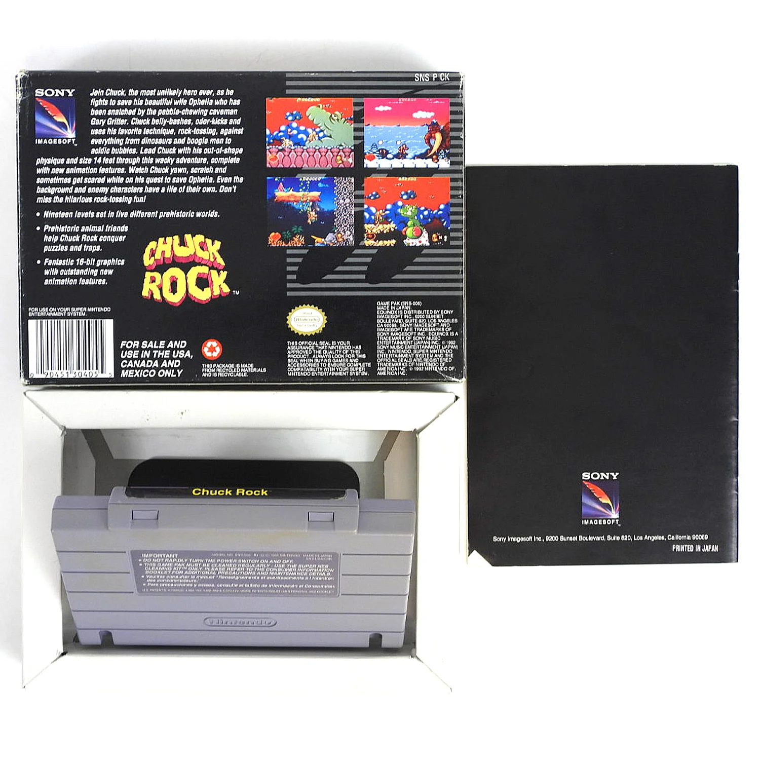 Chuck Rock (Super Nintendo / SNES) - Image 2