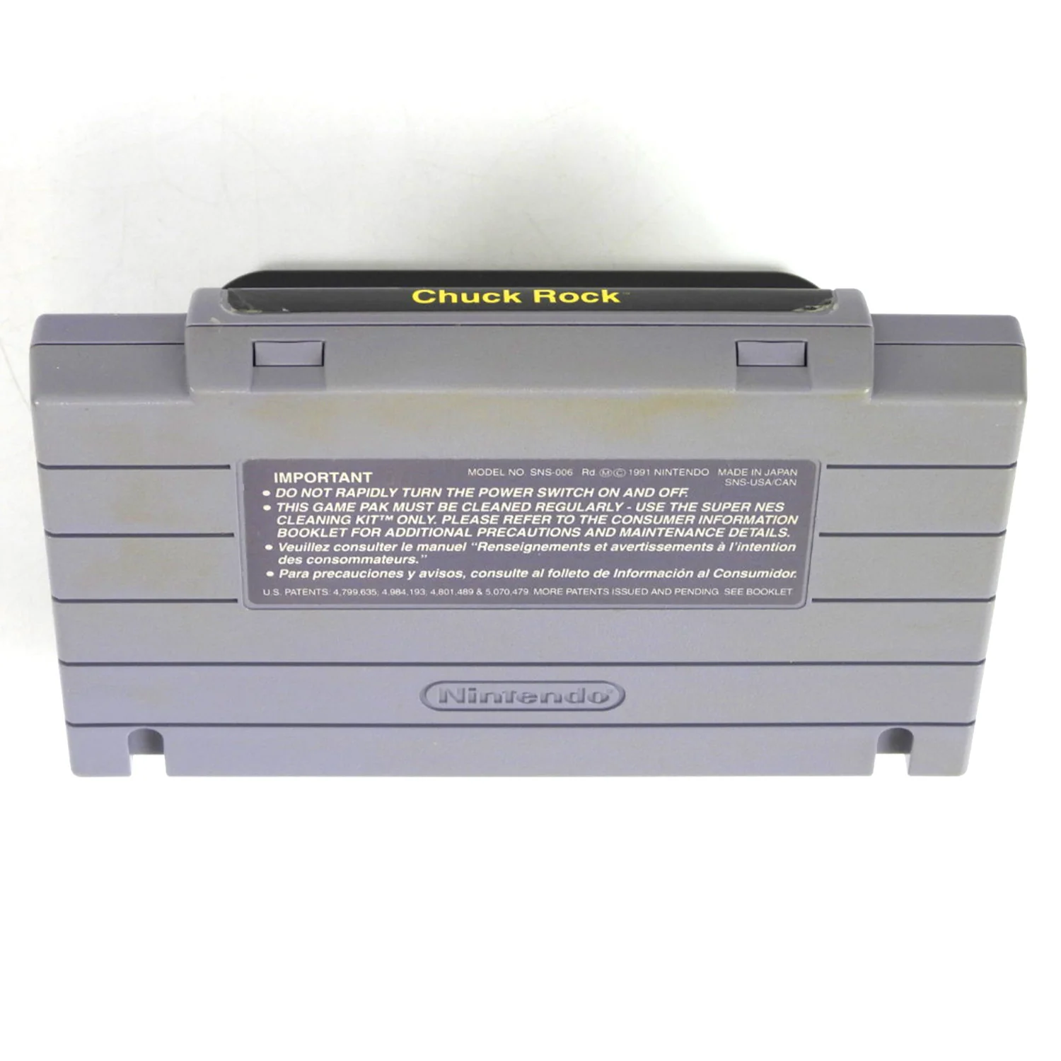 Chuck Rock (Super Nintendo / SNES) - Image 6