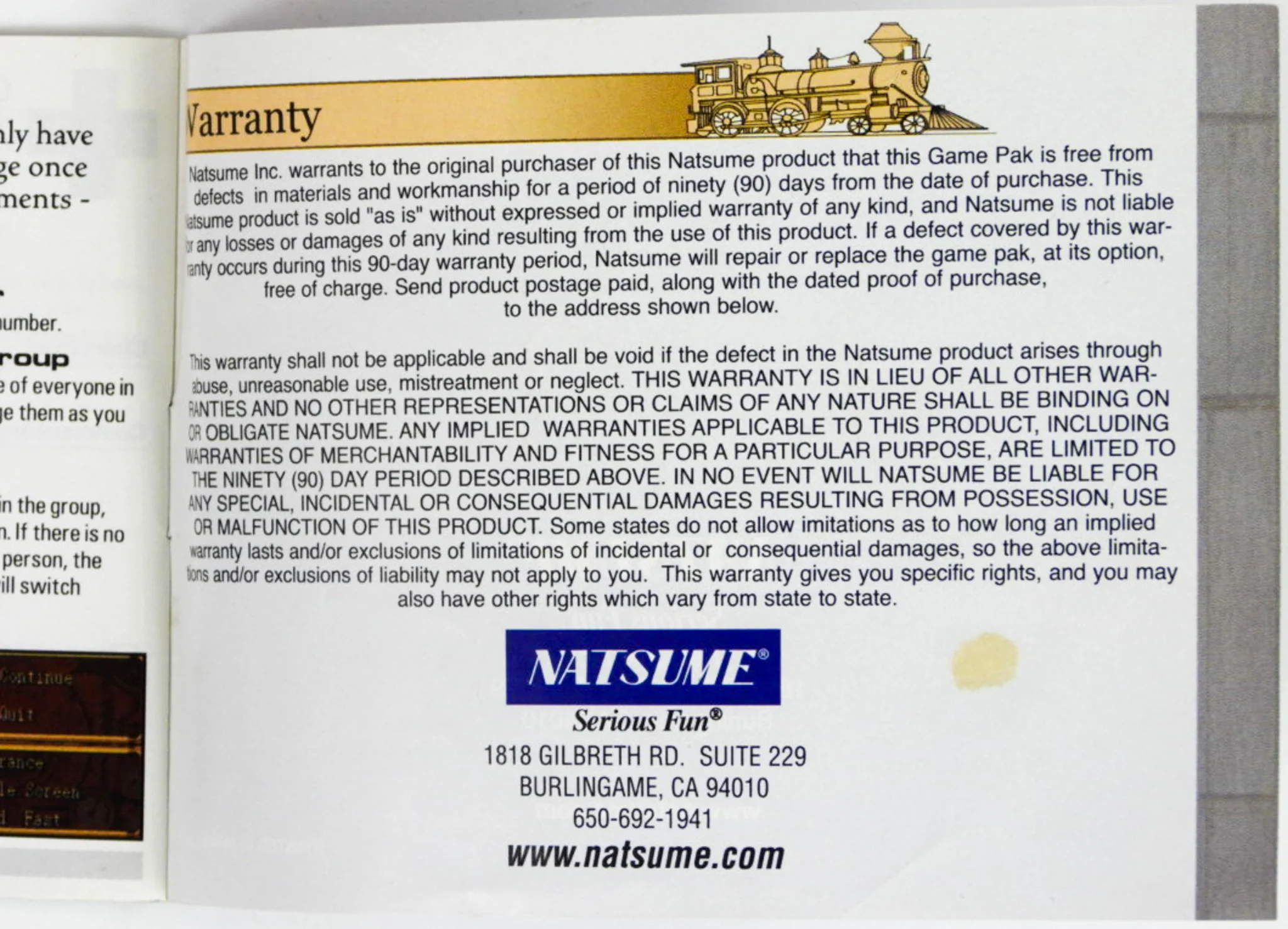 Cima The Enemy [Manual] (Nintendo Game Boy Advance / GBA) - Image 3