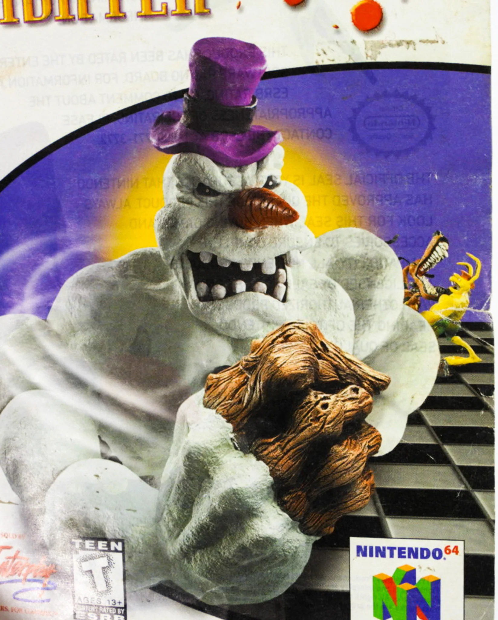Clay Fighter 63 1/3 [Manual] (Nintendo 64 / N64) - Image 3