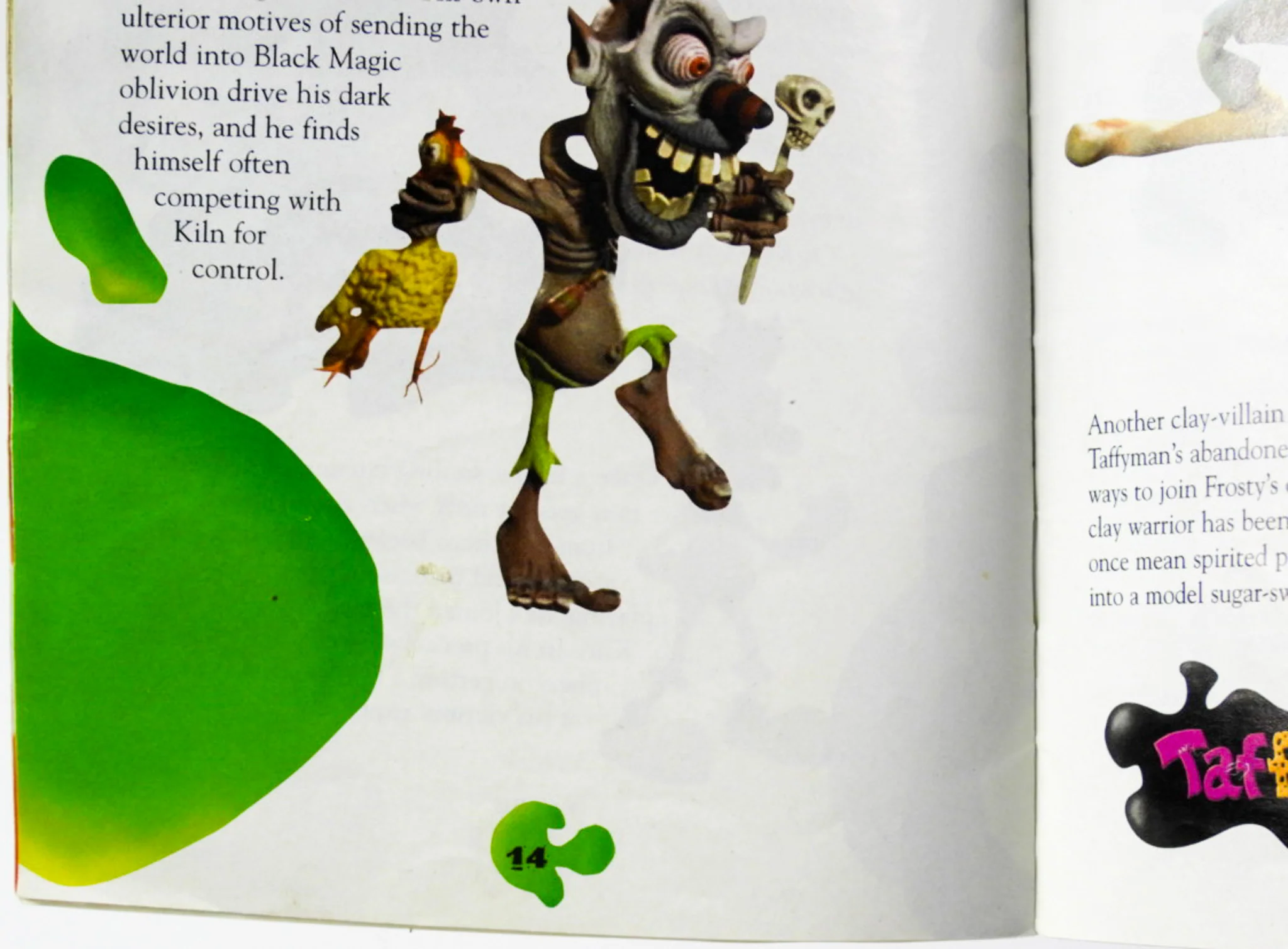 Clay Fighter 63 1/3 [Manual] (Nintendo 64 / N64) - Image 5
