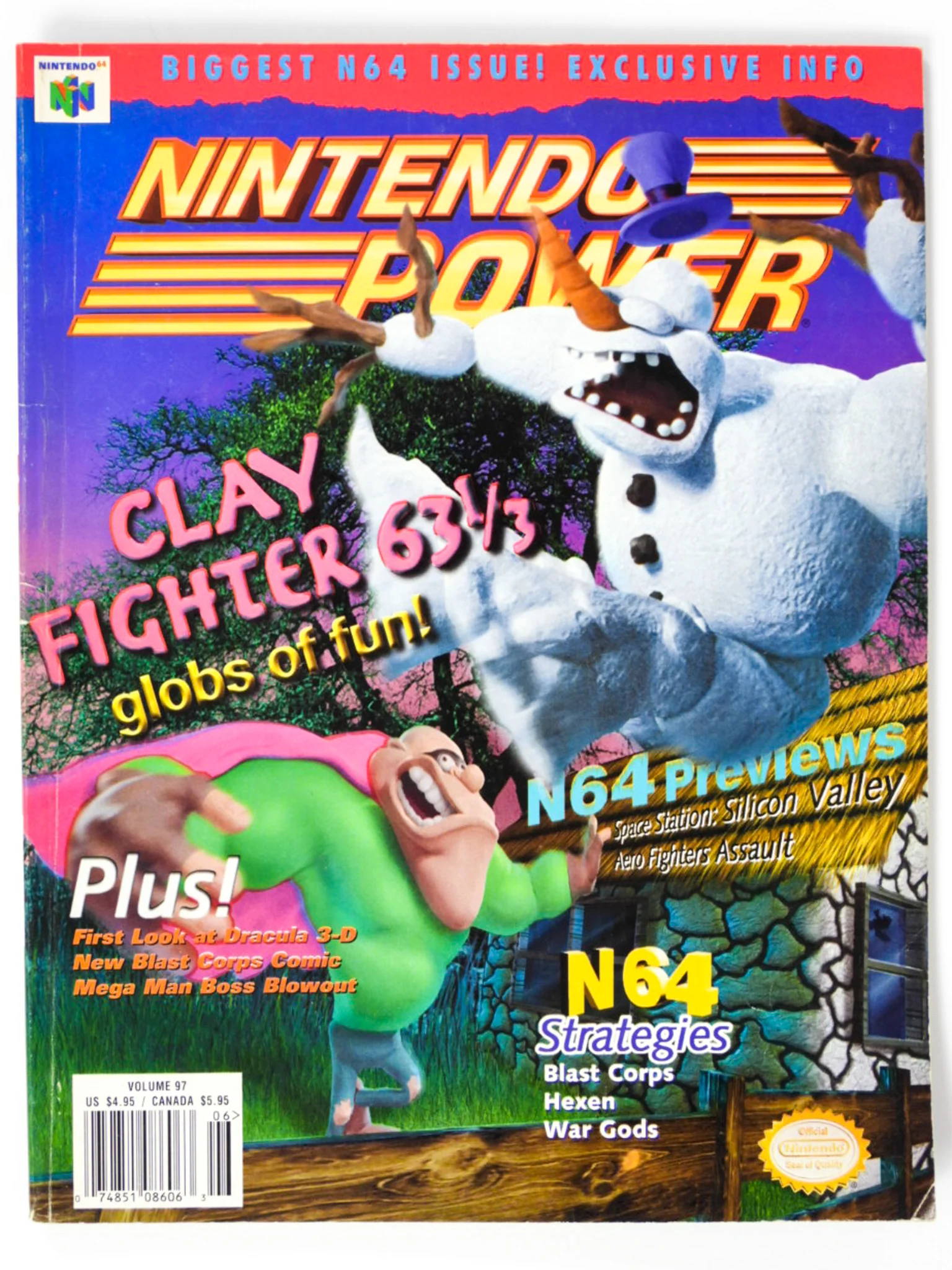 Clay Fighter 63 1/3 [Volume 97] [Nintendo Power] (Magazines) - Image 3