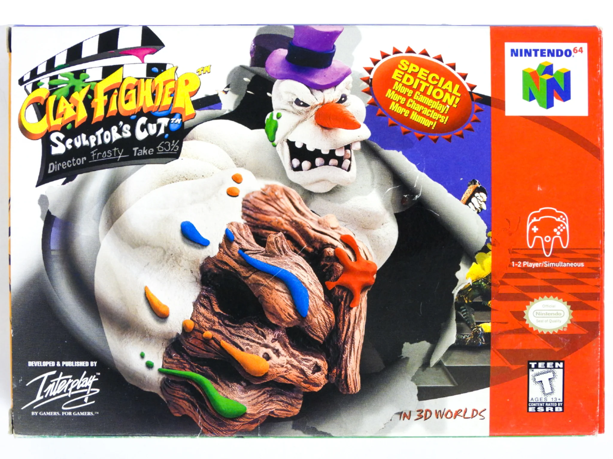 Clay Fighter Sculptors Cut (Nintendo 64 / N64) - Image 3