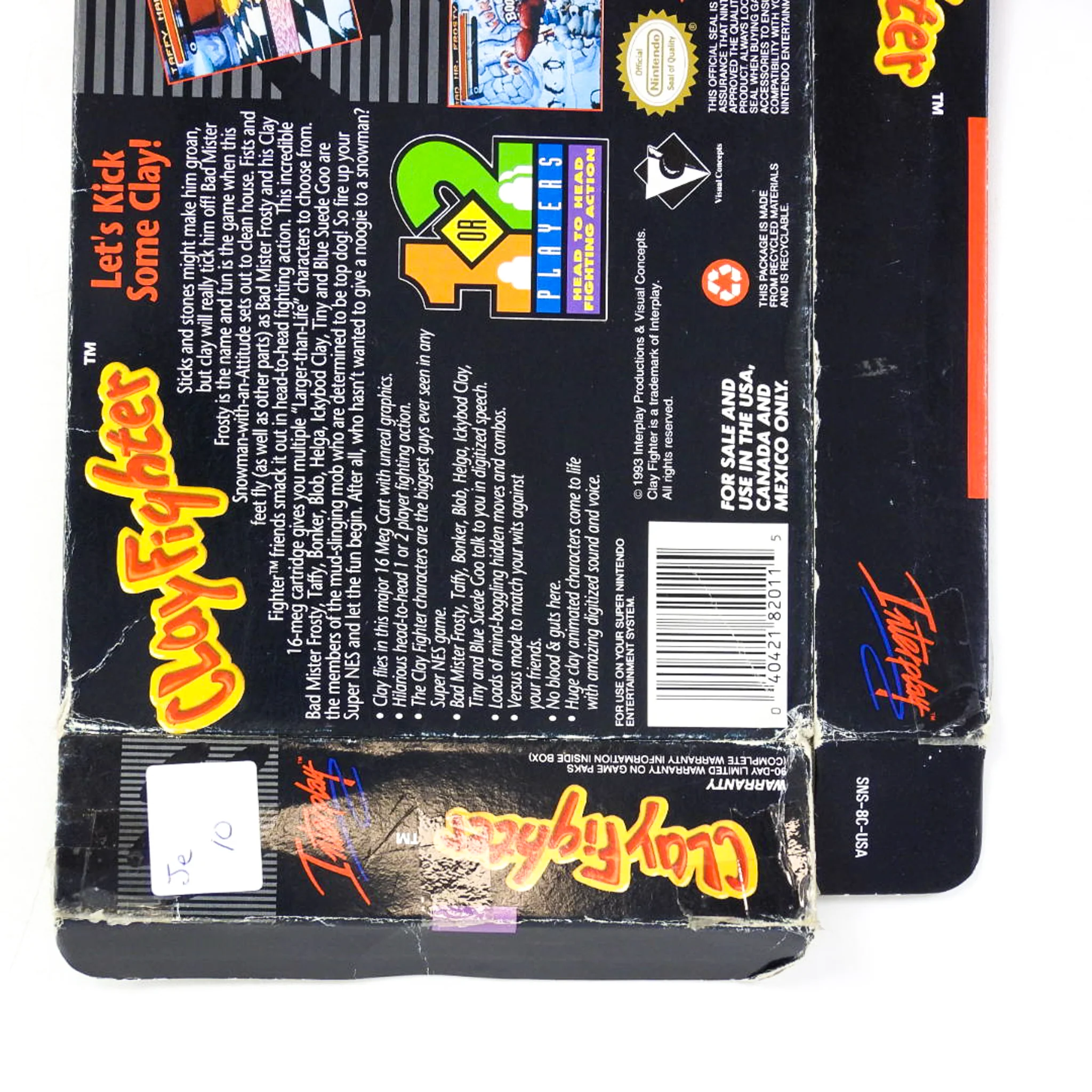 ClayFighter [Box] (Super Nintendo / SNES) - Image 5