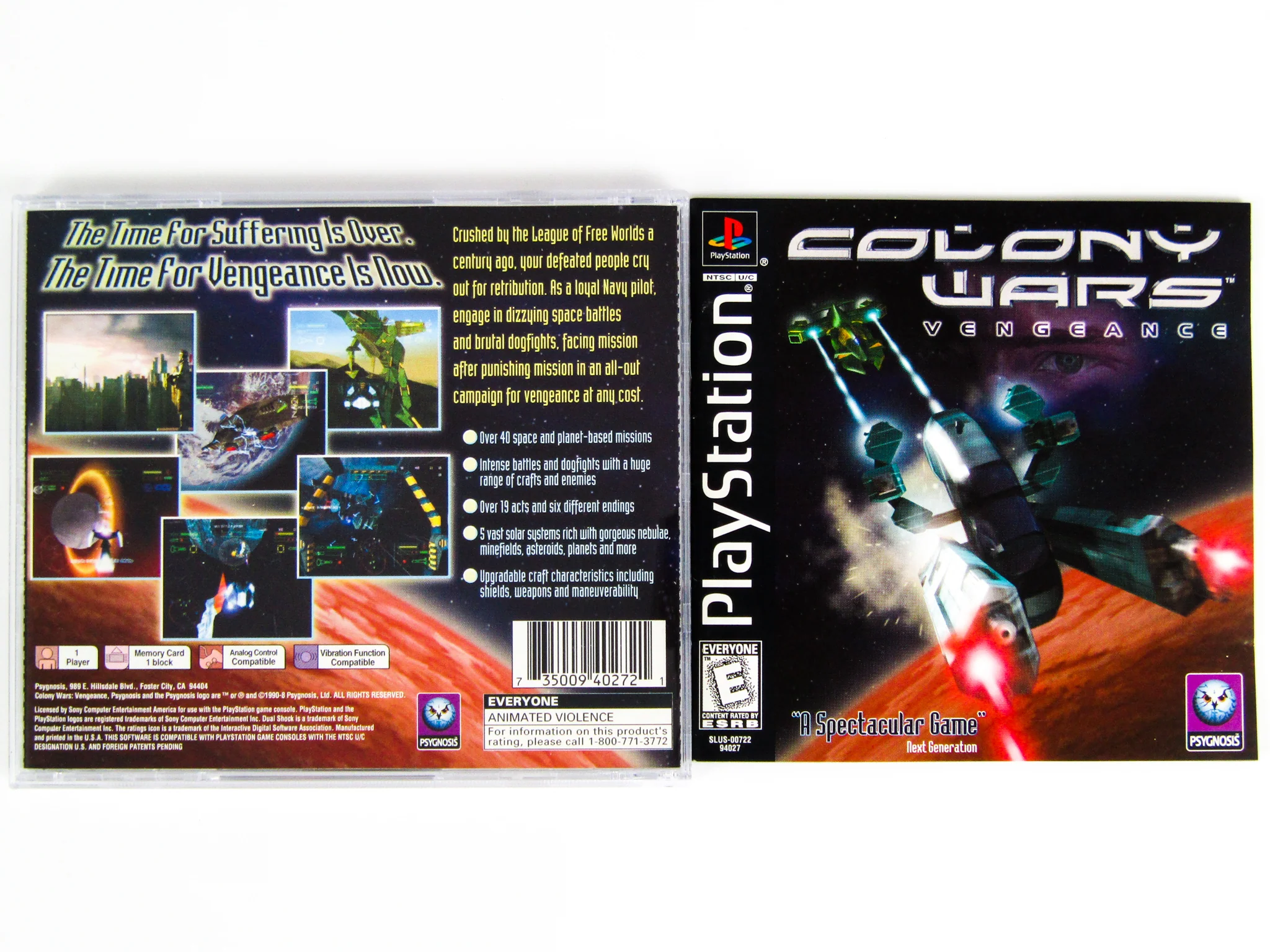 Colony Wars Vengeance (PlayStation / PS1) - Image 2