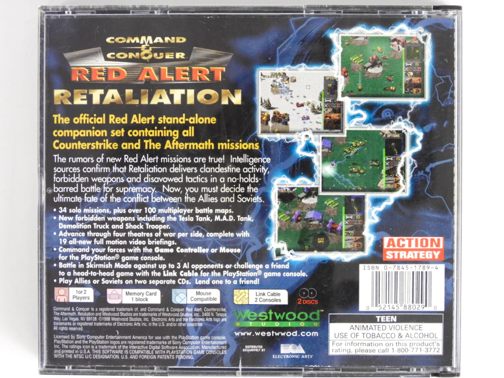 Command And Conquer Red Alert Retaliation (PlayStation / PS1) - Image 7
