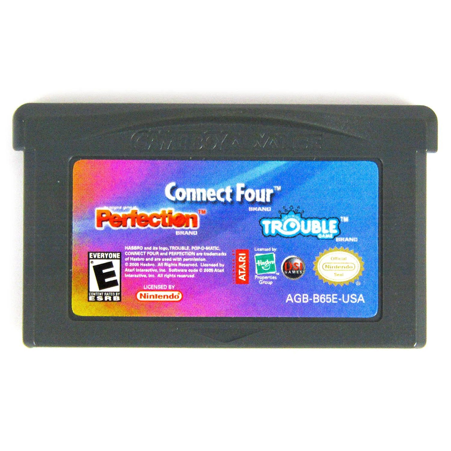 Connect Four/Trouble/Perfection (Nintendo Game Boy Advance / GBA) - Image 5