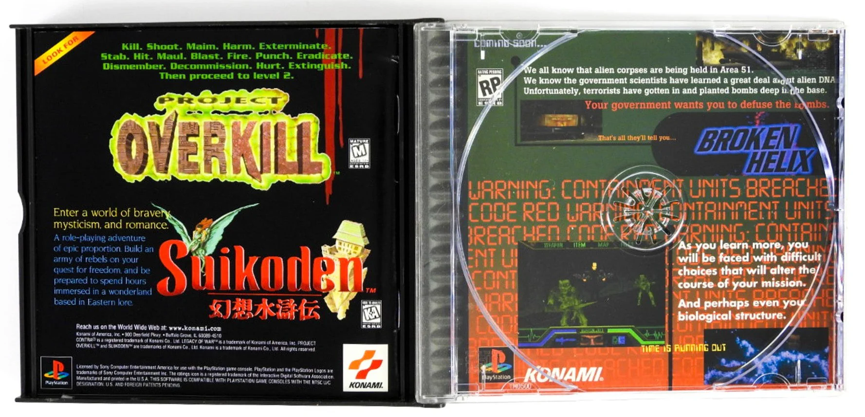 Contra Legacy Of War [Glasses] (PlayStation / PS1) - Image 3