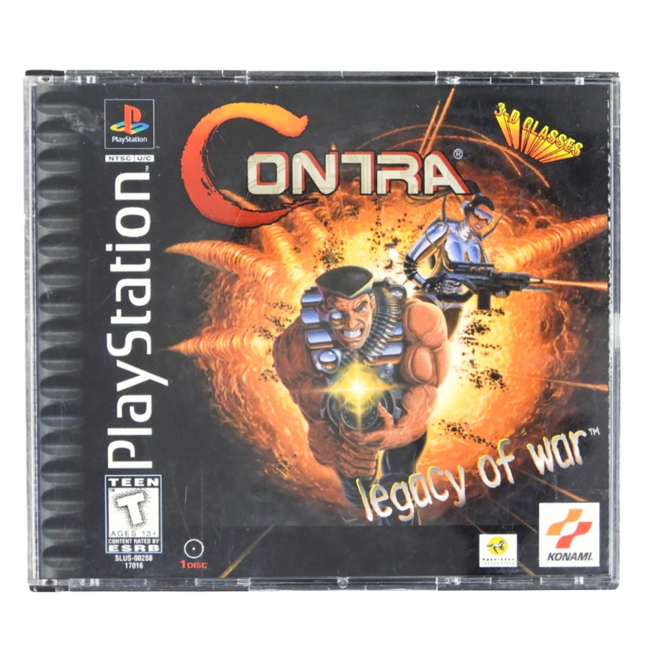 Contra Legacy Of War [Glasses] (PlayStation / PS1) - Image 4