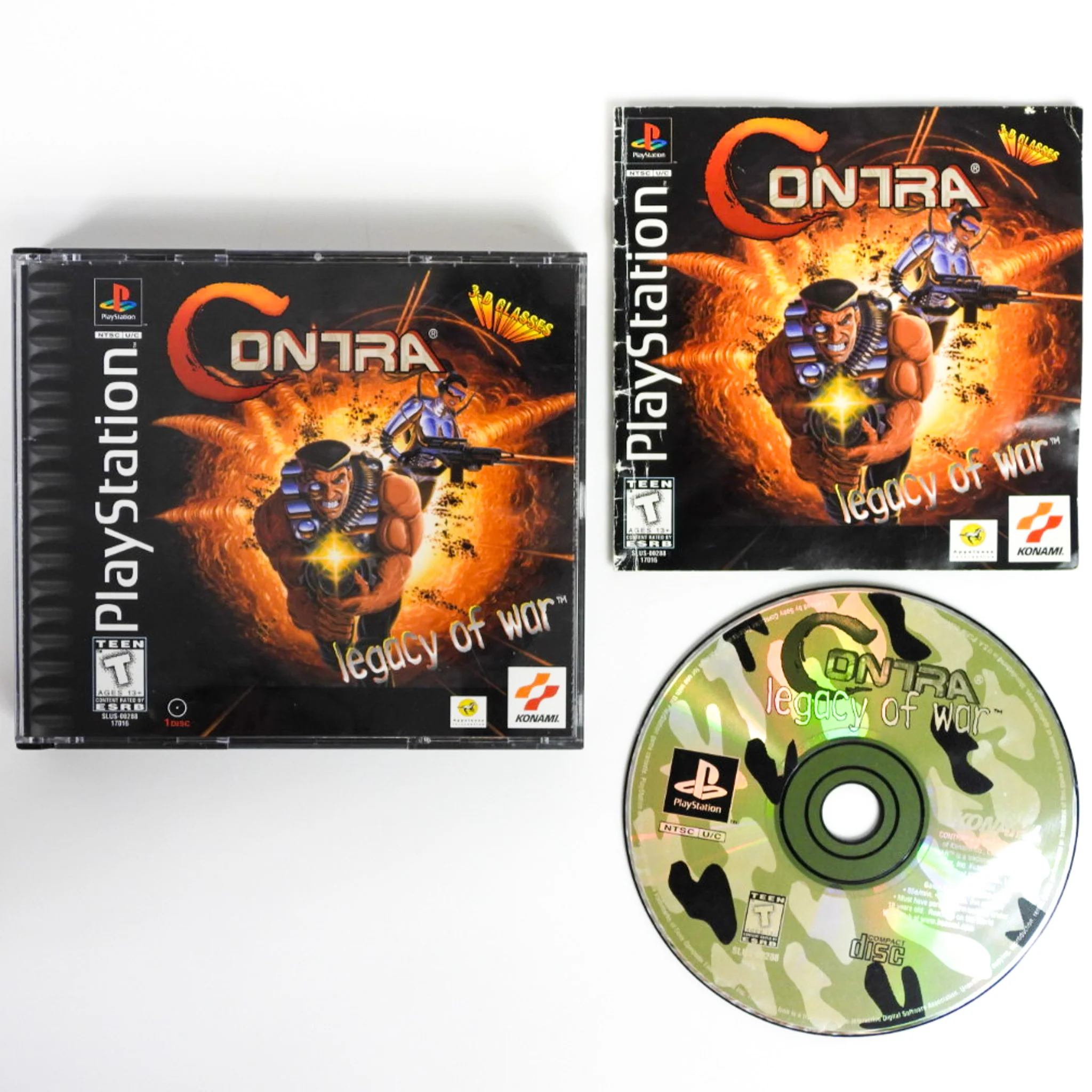 Contra Legacy Of War [Glasses] (PlayStation / PS1) - Image 5