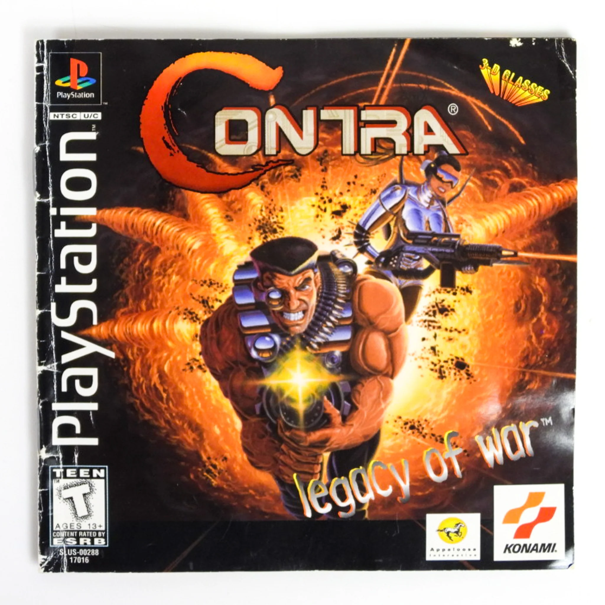 Contra Legacy Of War [Glasses] (PlayStation / PS1) - Image 6