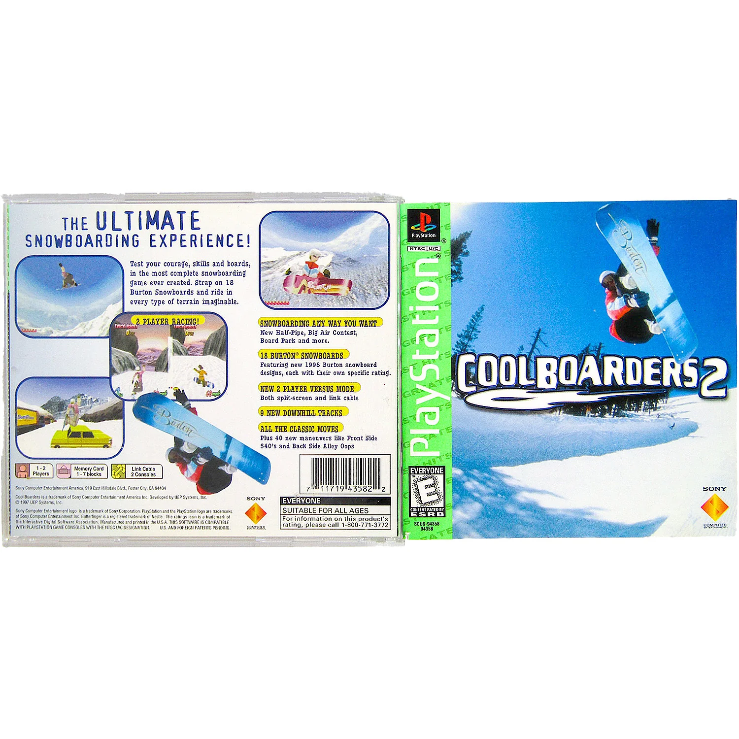 Cool Boarders 2 [Greatest Hits] (PlayStation / PS1) - Image 2