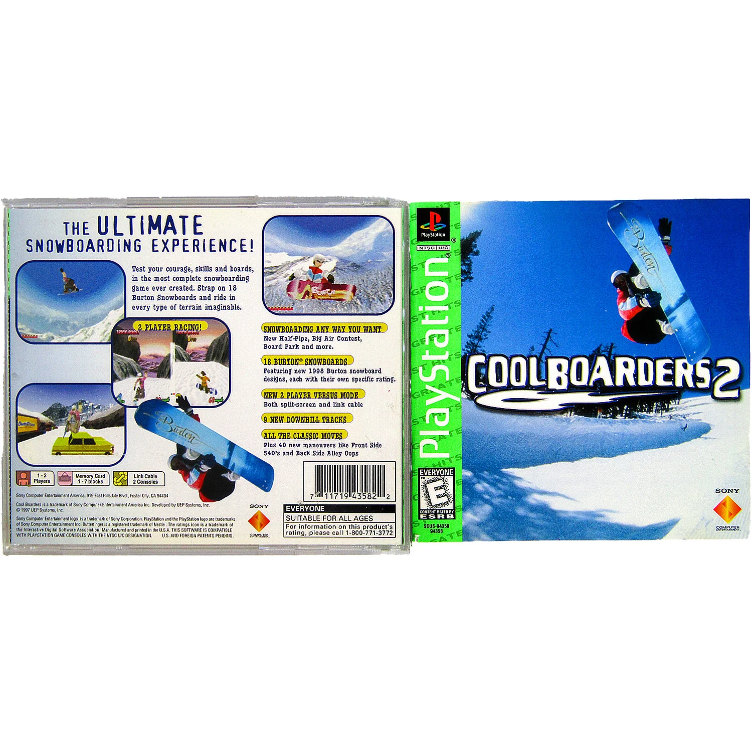 Cool Boarders 2 [Greatest Hits] (PlayStation / PS1) - Image 5