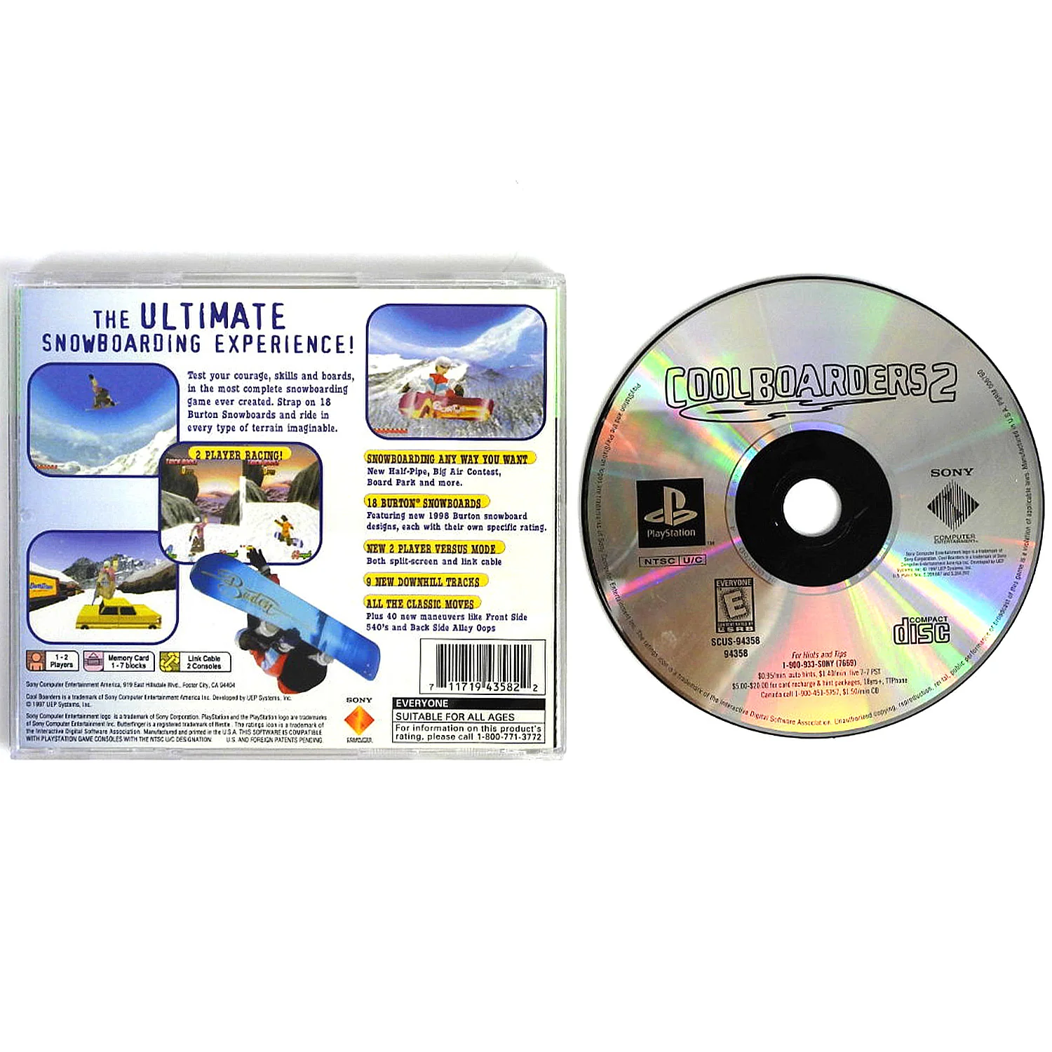Cool Boarders 2 [Greatest Hits] (PlayStation / PS1) - Image 9