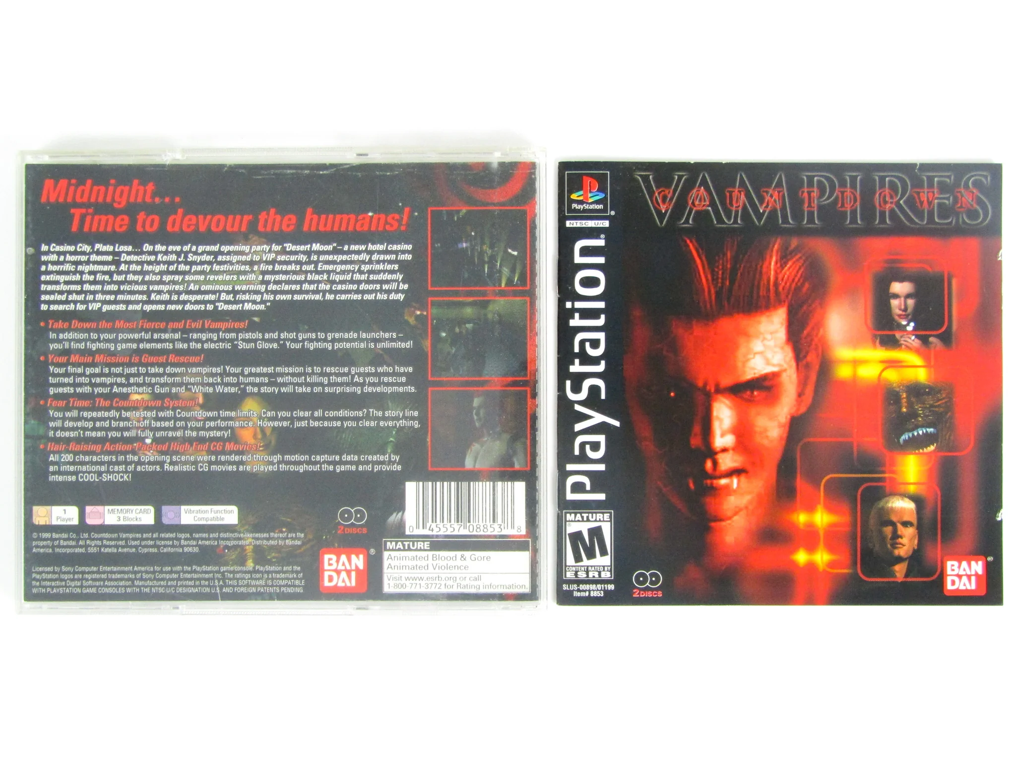 Countdown Vampires (PlayStation / PS1) - Image 2
