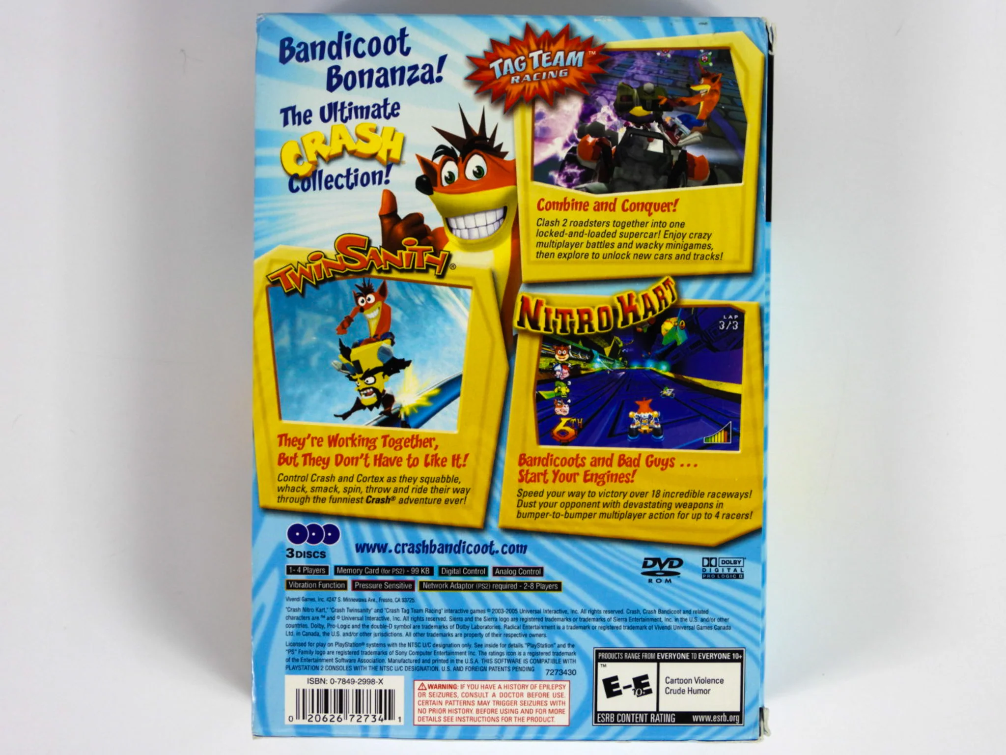 Crash Bandicoot Action Pack (PlayStation 2 / PS2) - Image 2