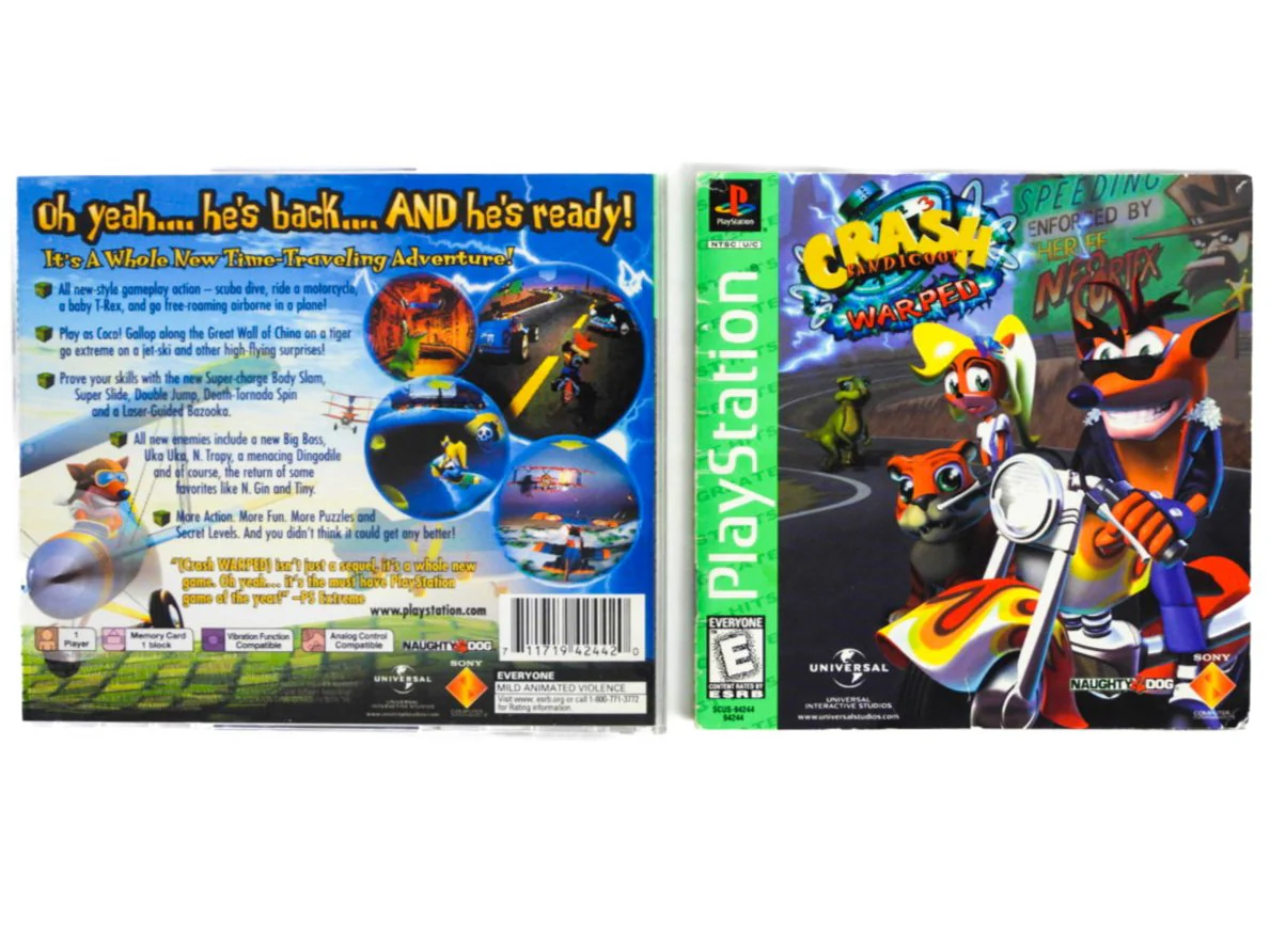 Crash Bandicoot Warped [Greatest Hits] (PlayStation / PS1) - Image 4