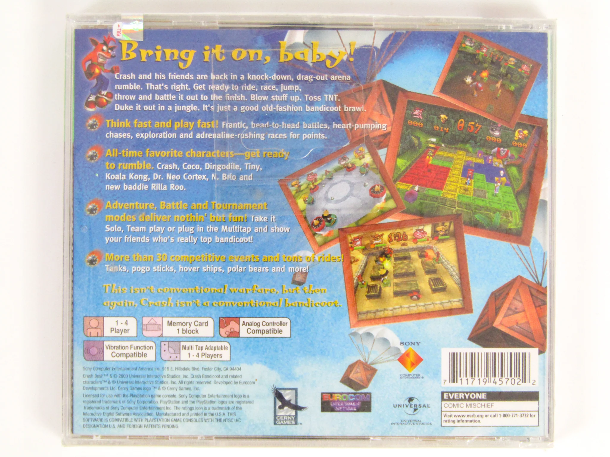 Crash Bash [Greatest Hits] (PlayStation / PS1) - Image 2