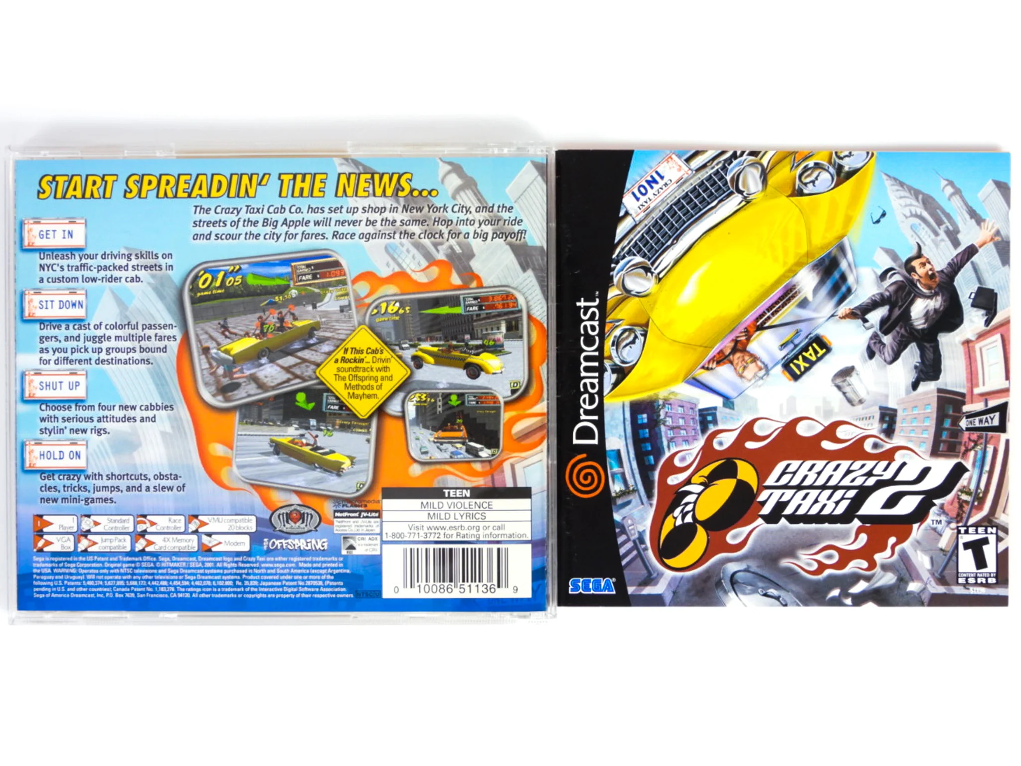 Crazy Taxi 2 (Sega Dreamcast) - Image 2