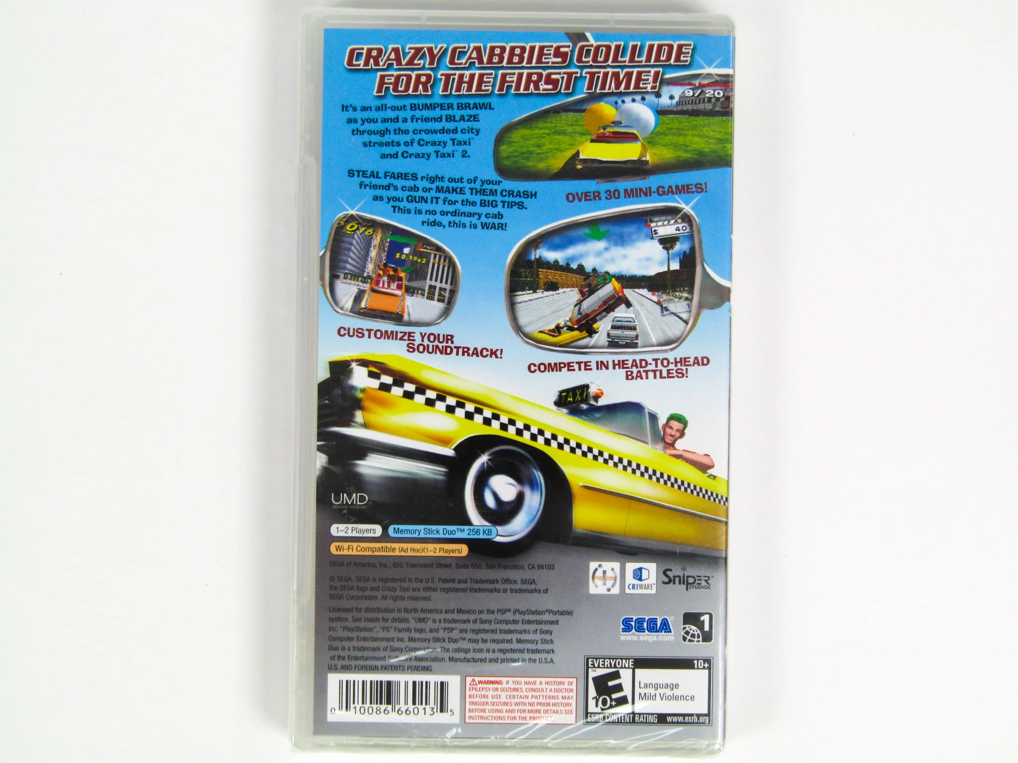 Crazy Taxi Fare Wars (PlayStation Portable / PSP) - Image 2