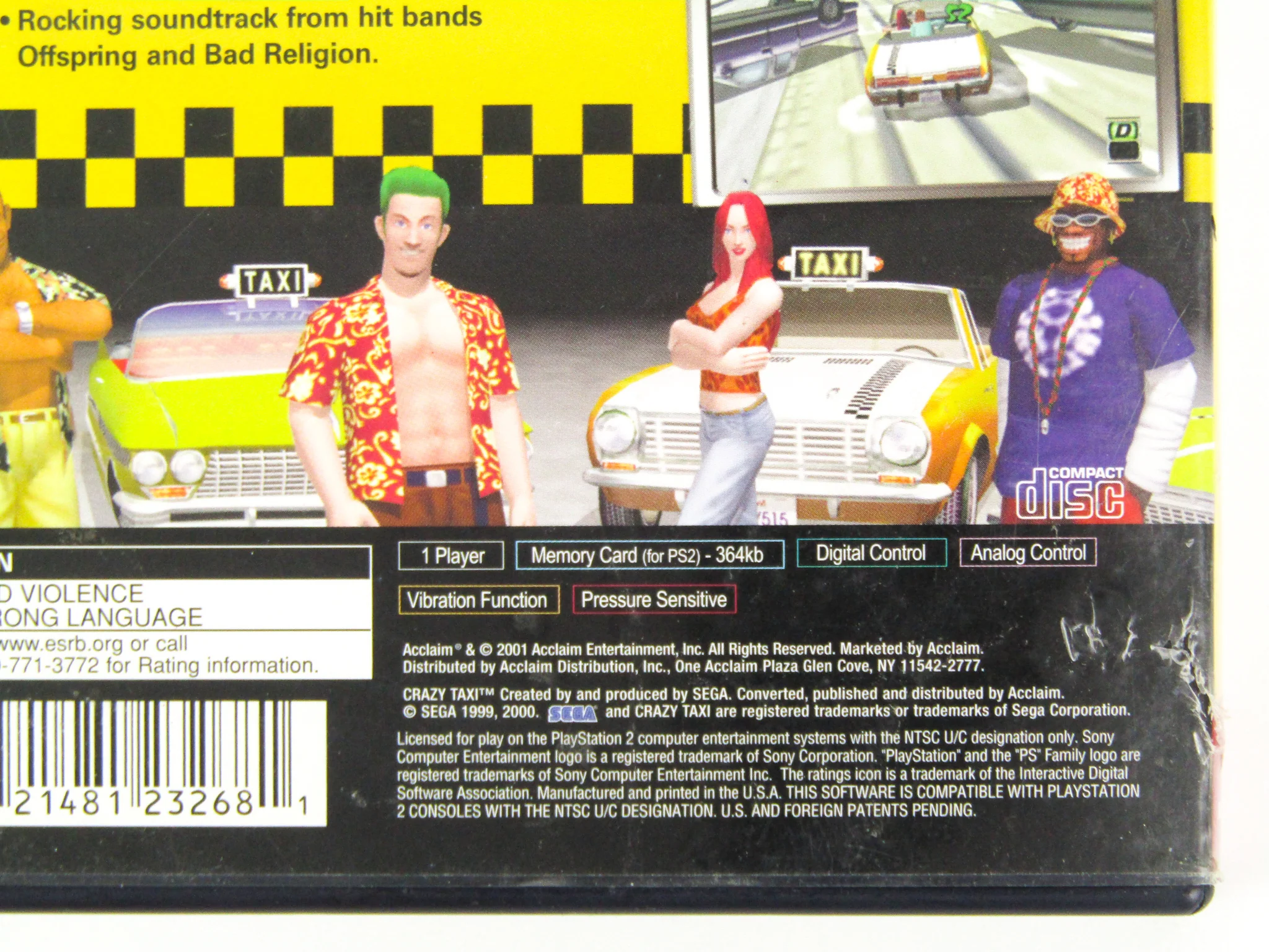 Crazy Taxi [Greatest Hits] (PlayStation 2 / PS2) - Image 4