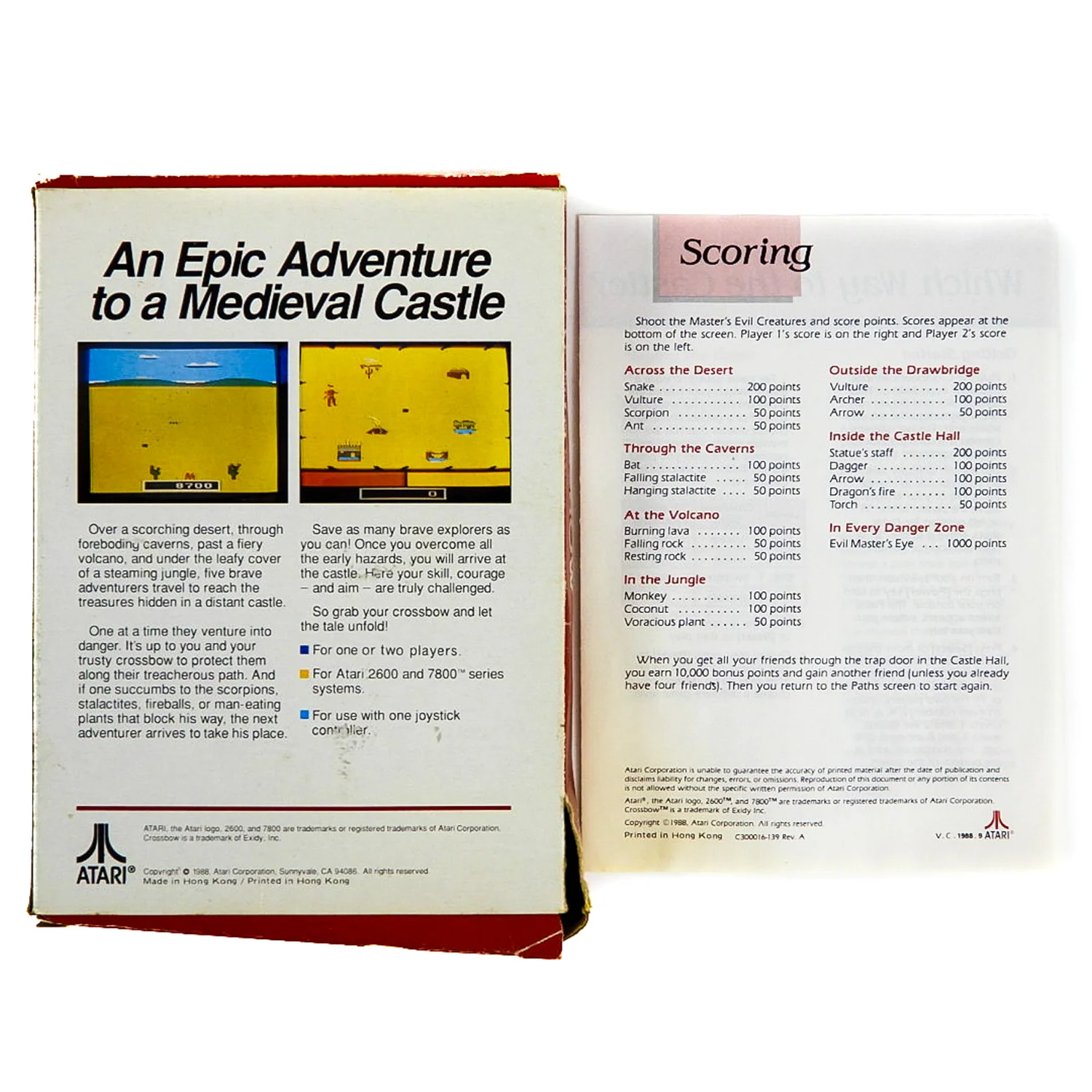 Crossbow [Red Label] (Atari 2600) - Image 2