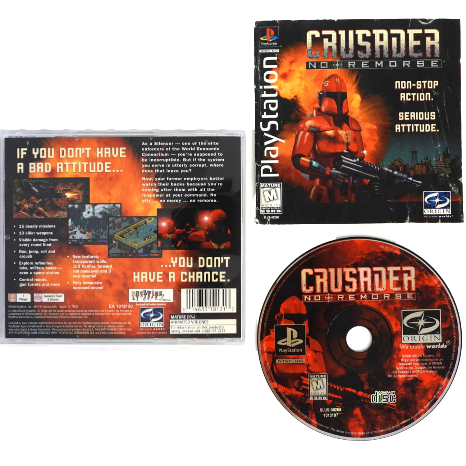 Crusader-No Remorse (PlayStation / PS1)
