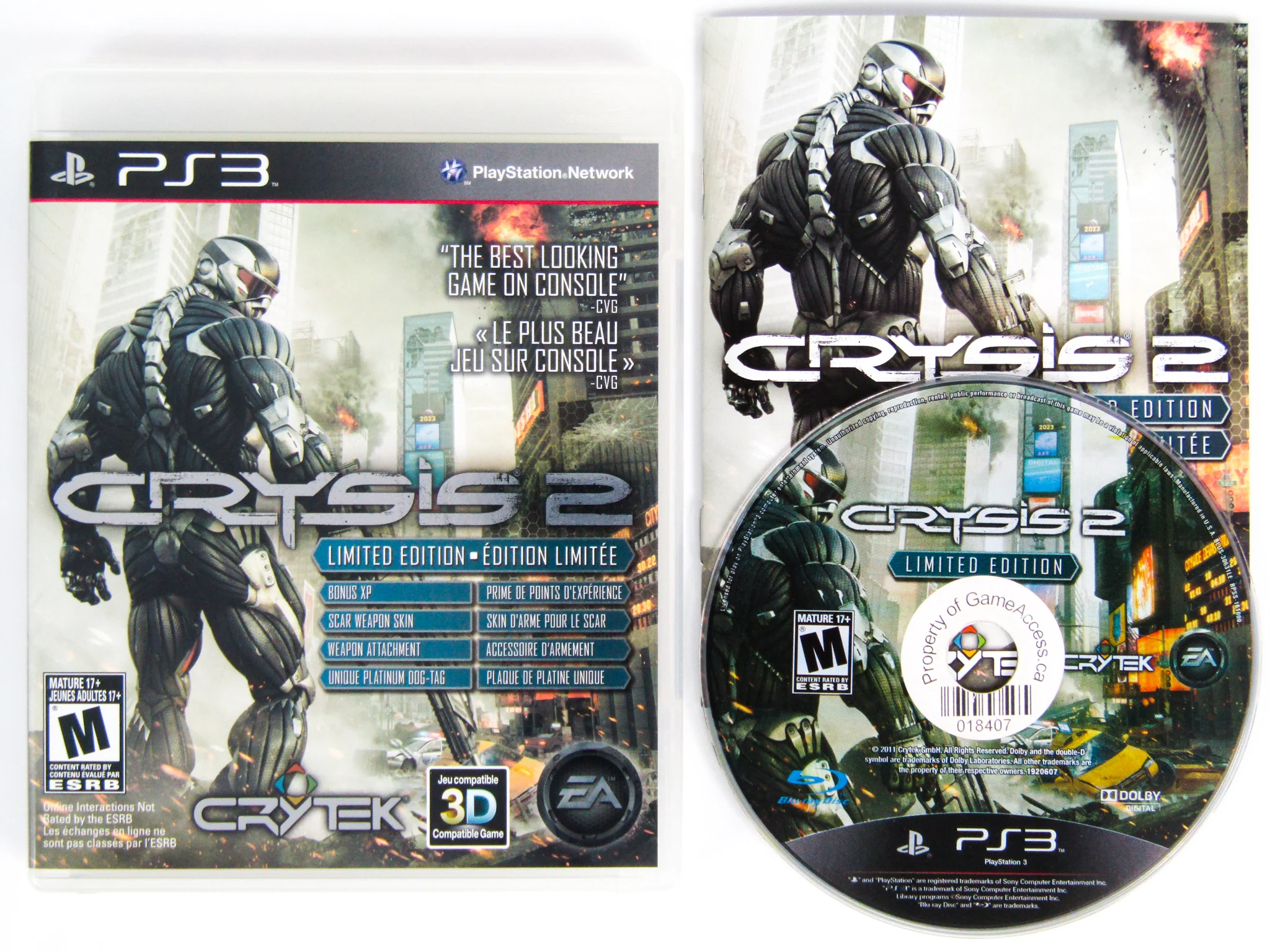 Crysis 2 [Limited Edition] (PlayStation 3 / PS3) - Image 2
