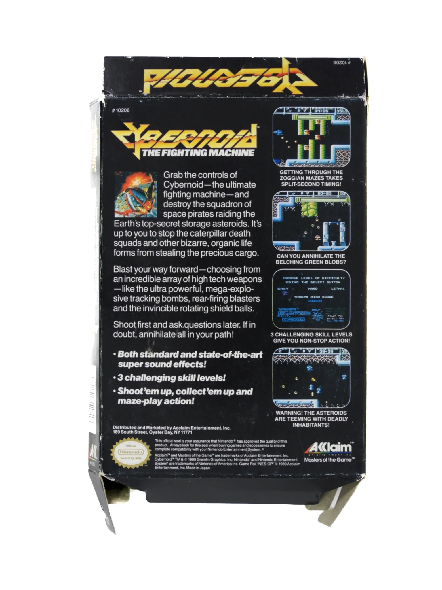 Cybernoid The Fighting Machine [Box] (Nintendo / NES) - Image 3