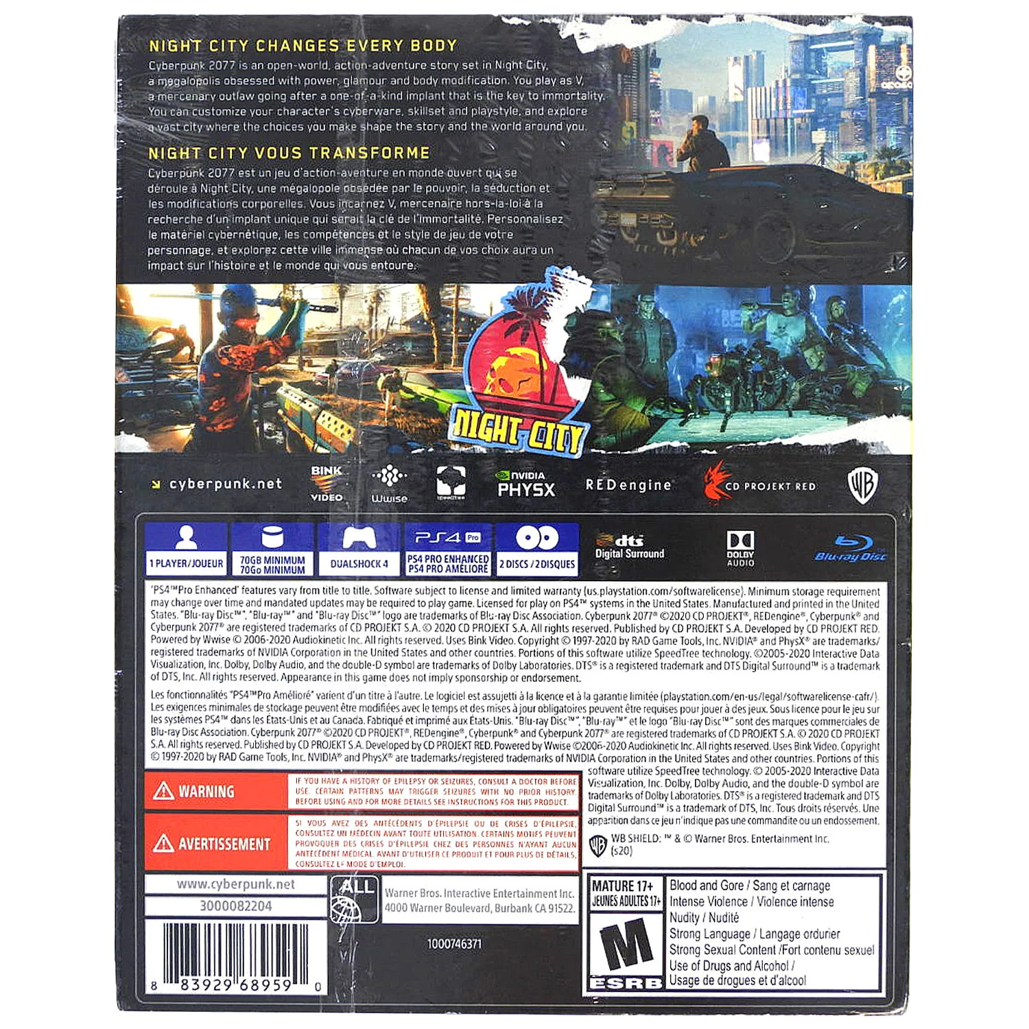 Cyberpunk 2077 [Day One Edition] (PlayStation 4 / PS4) - Image 2