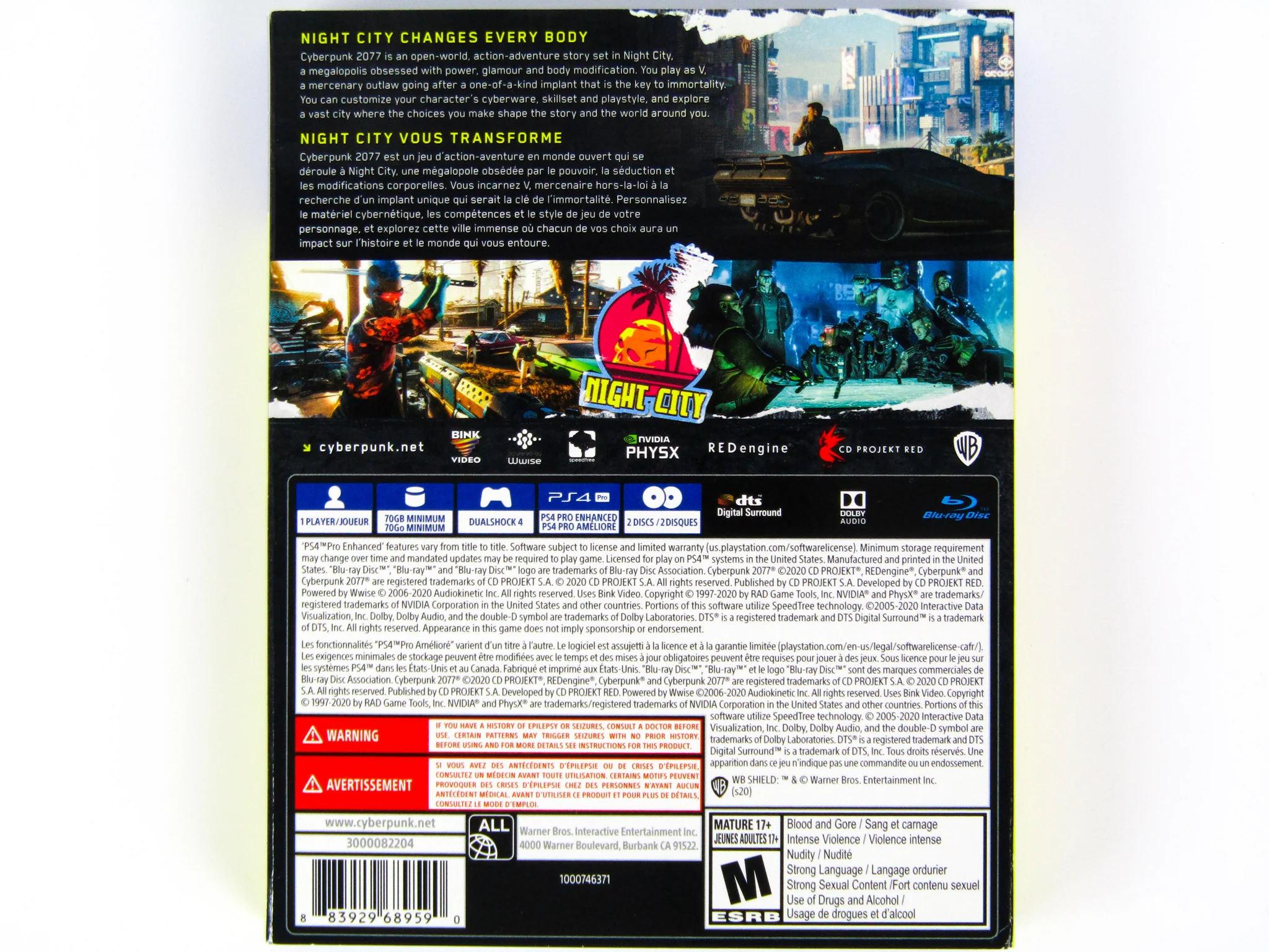 Cyberpunk 2077 [Day One Edition] (PlayStation 4 / PS4) - Image 2