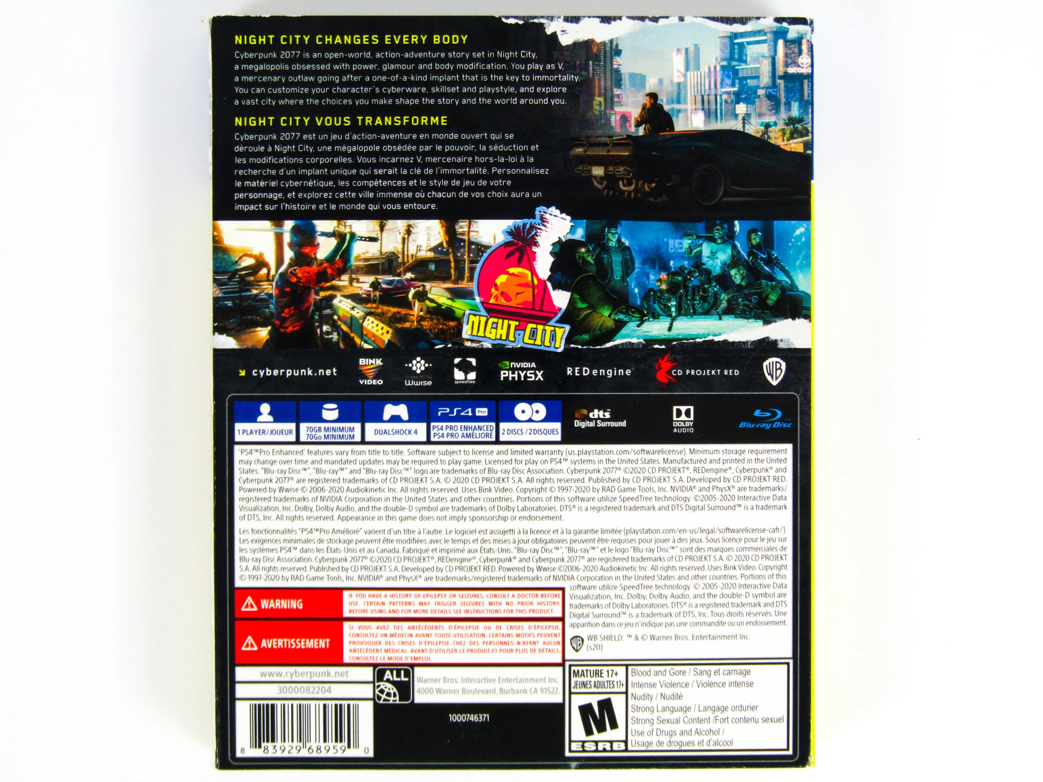 Cyberpunk 2077 [Day One Edition] (PlayStation 4 / PS4) - Image 8