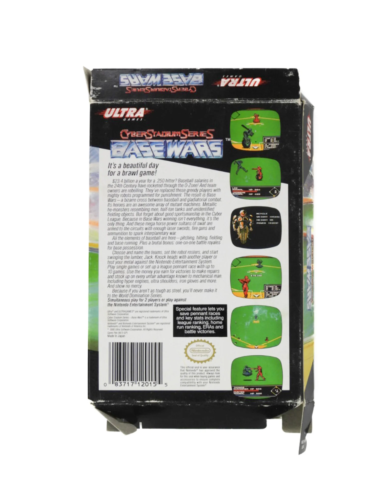 Cyberstadium Series Base Wars [Box] (Nintendo / NES) - Image 4