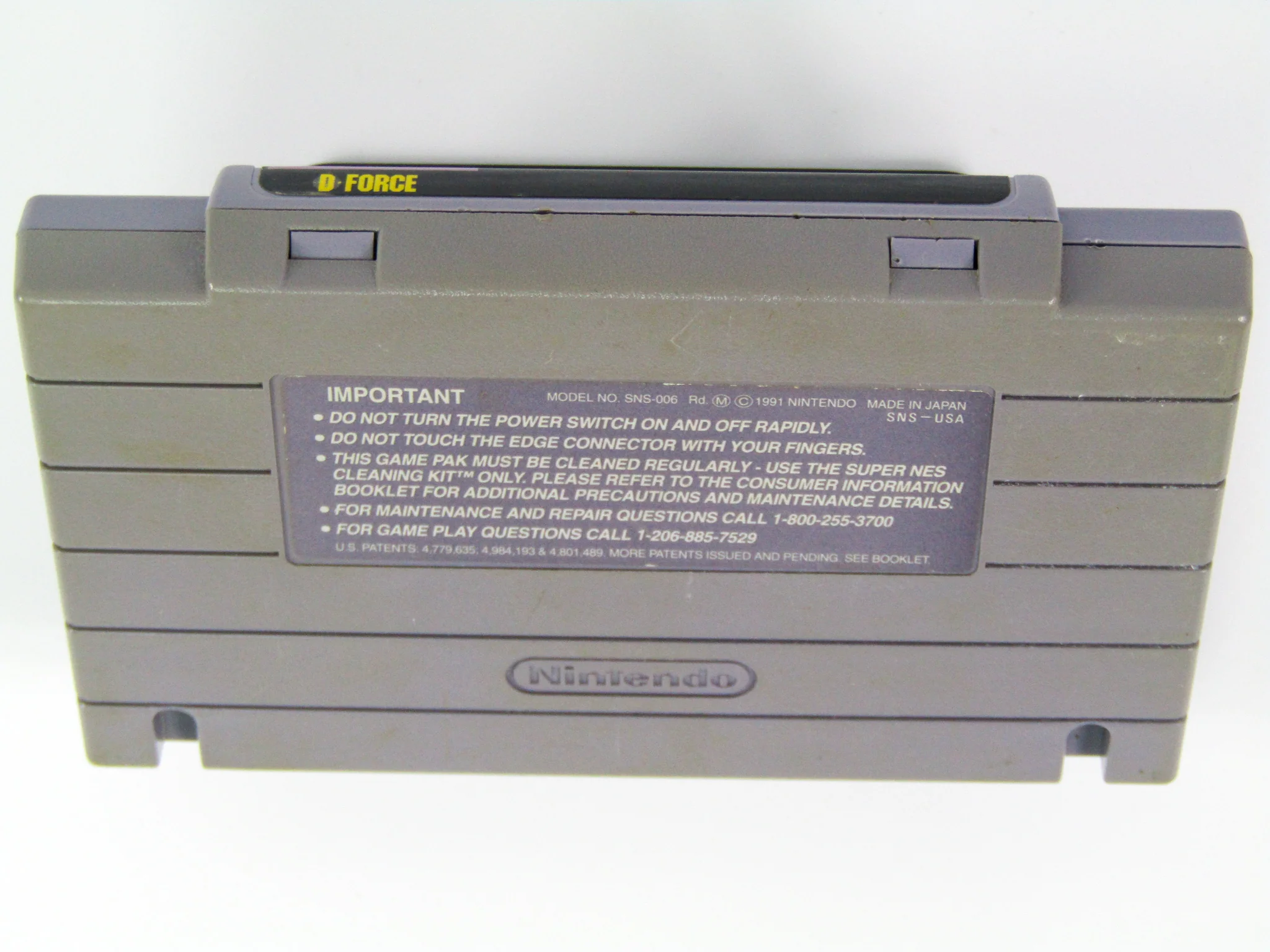 D-Force (Super Nintendo / SNES) - Image 4