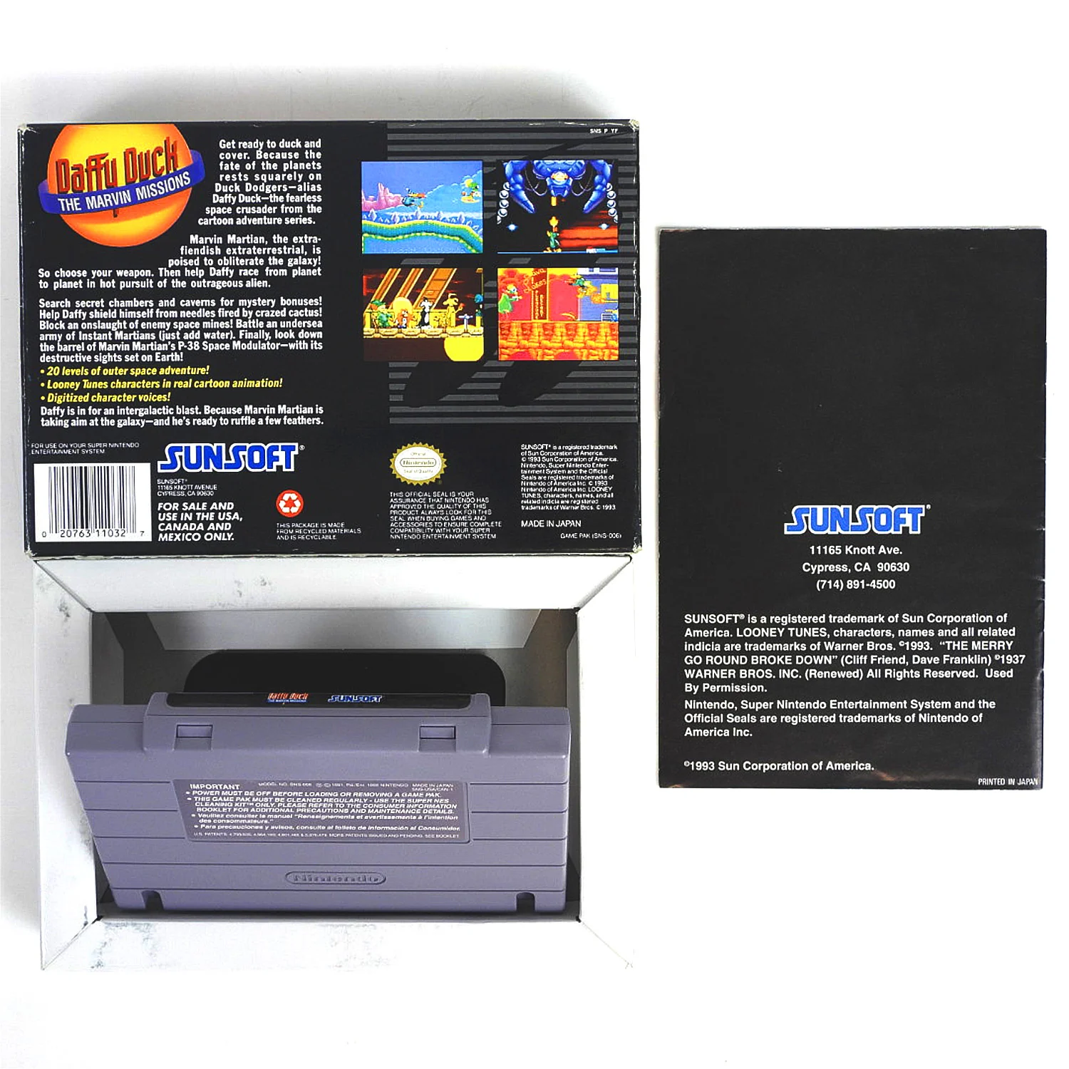 Daffy Duck: The Marvin Missions (Super Nintendo / SNES) - Image 2