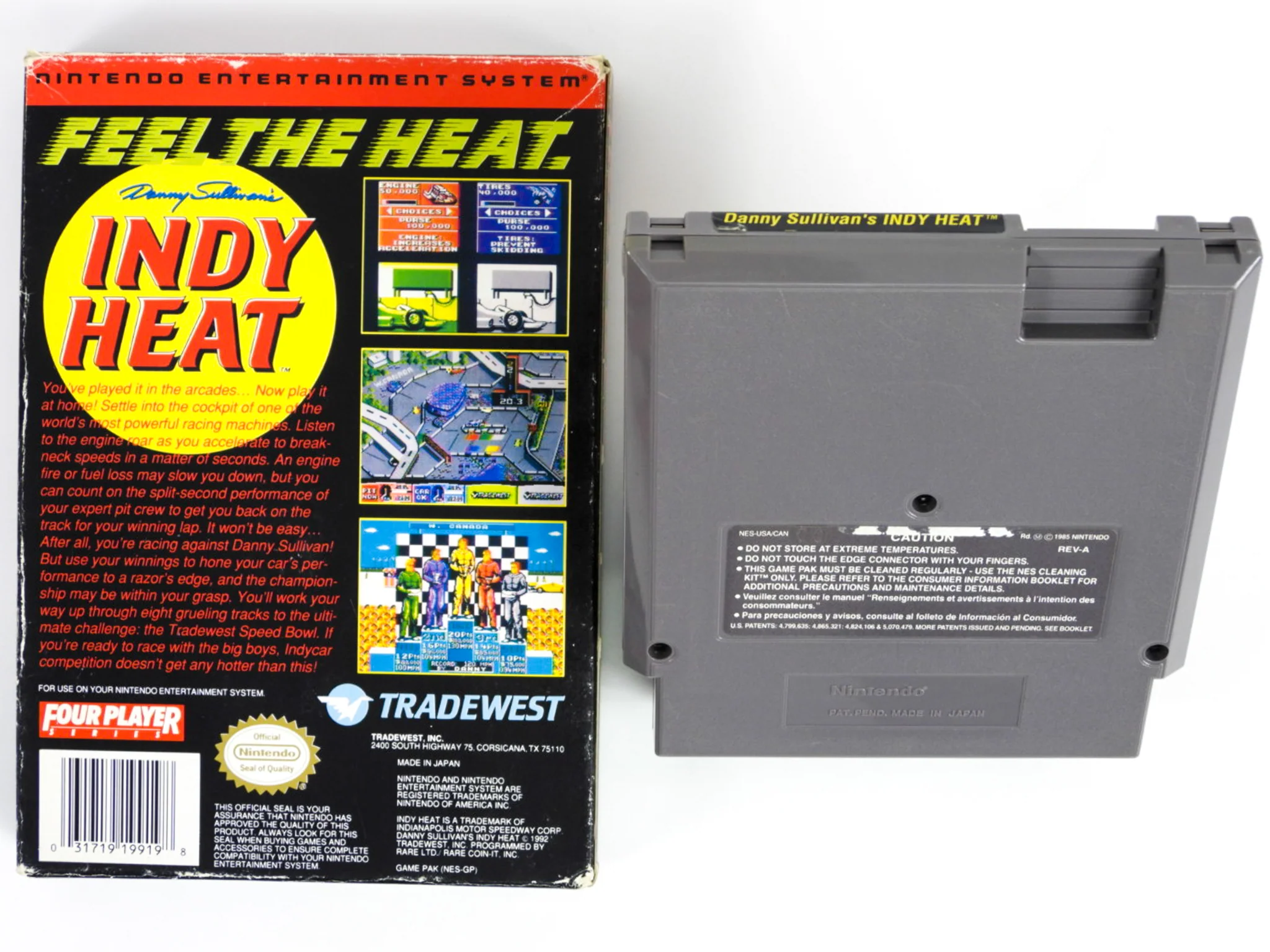Danny Sullivan's Indy Heat (Nintendo / NES) - Image 2