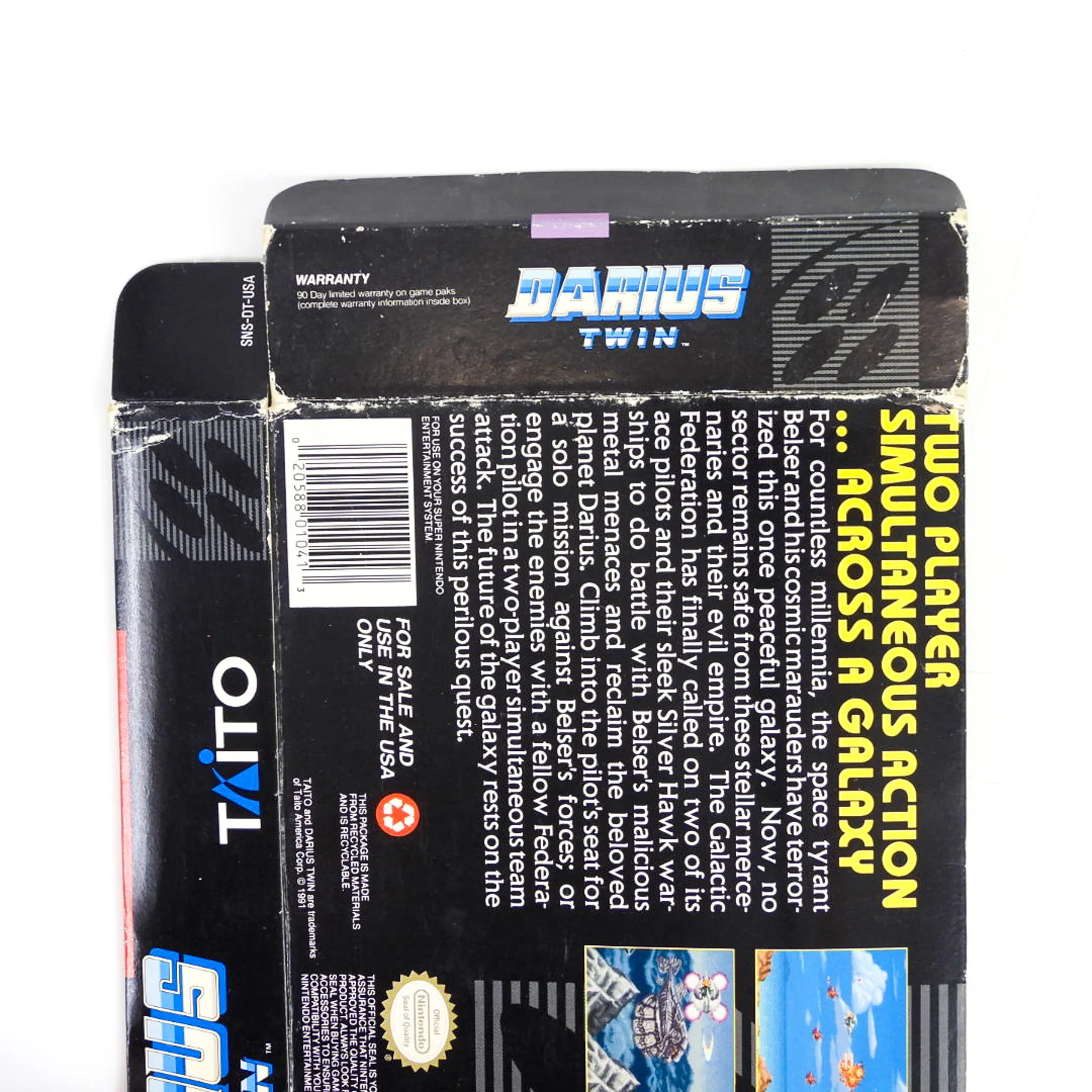 Darius Twin [Box] (Super Nintendo / SNES) - Image 4
