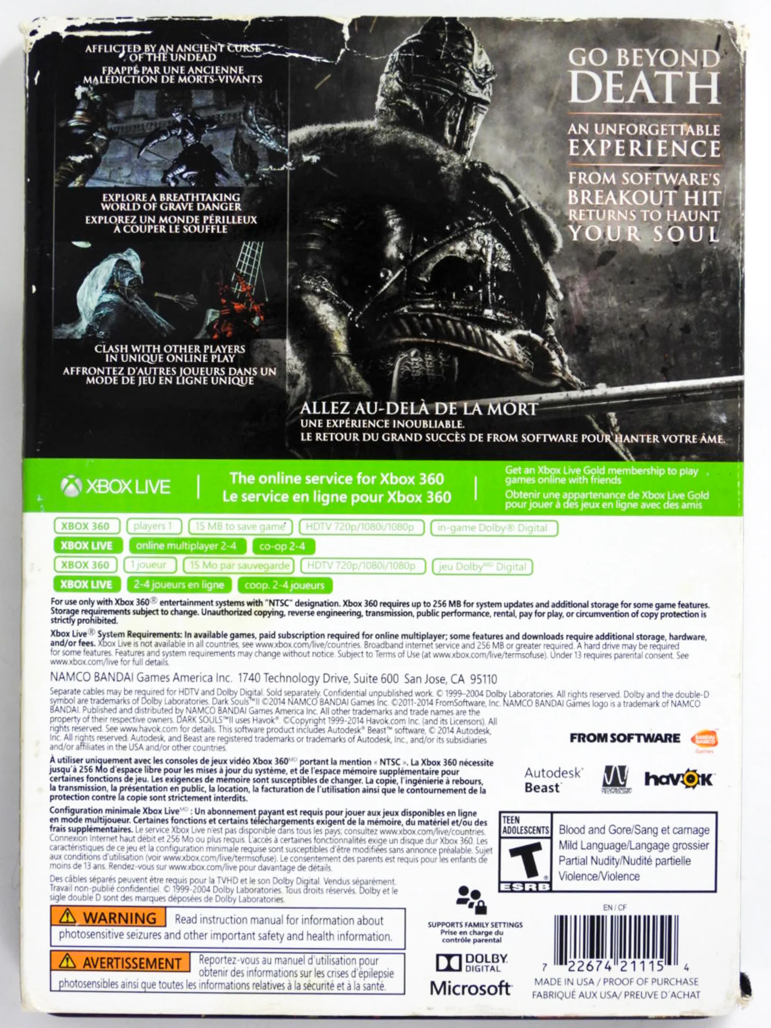Dark Souls II 2 Black Armor Edition (Xbox 360) - Image 2