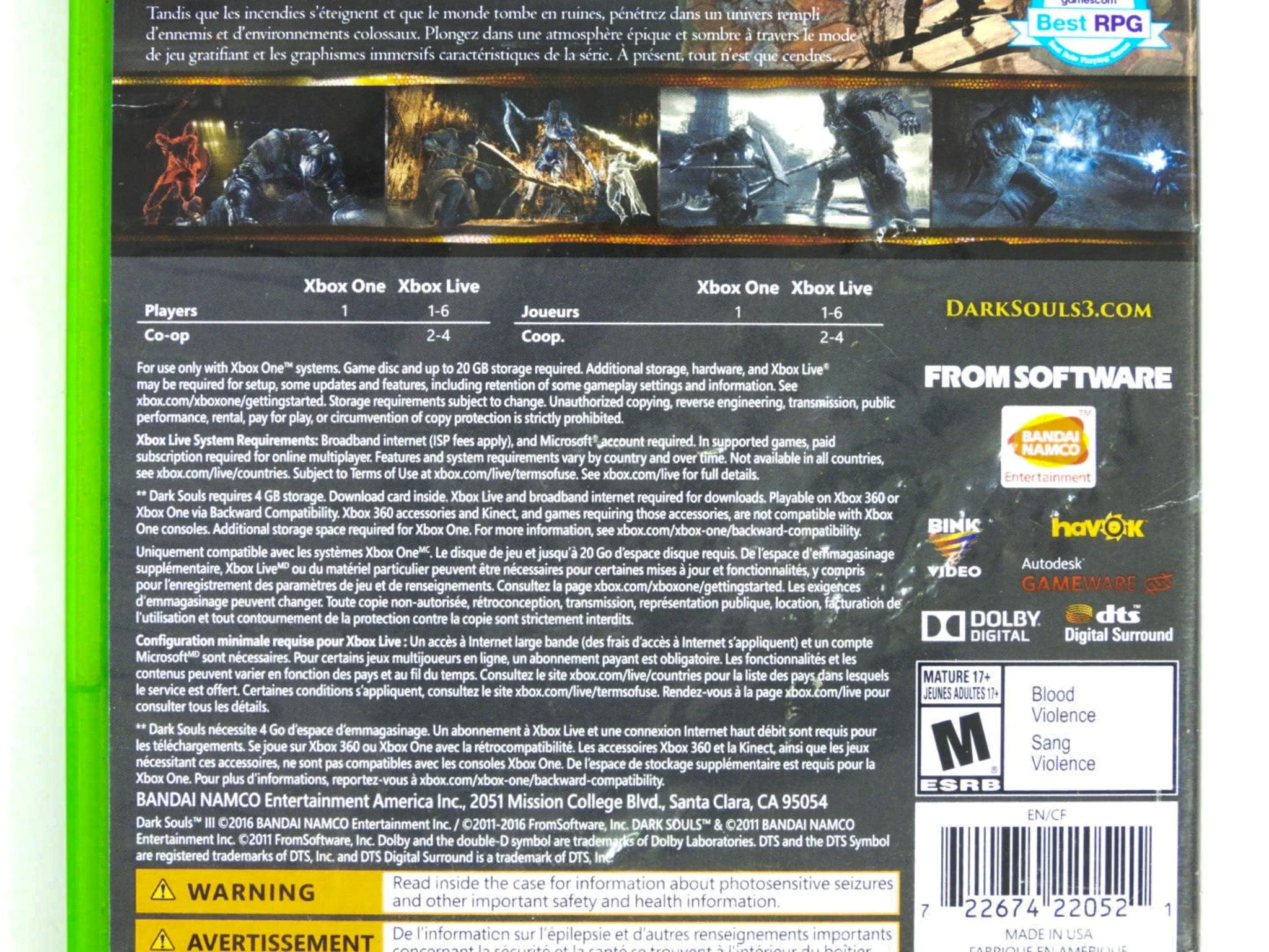 Dark Souls III 3 [Day One Edition] (Xbox One) - Image 4
