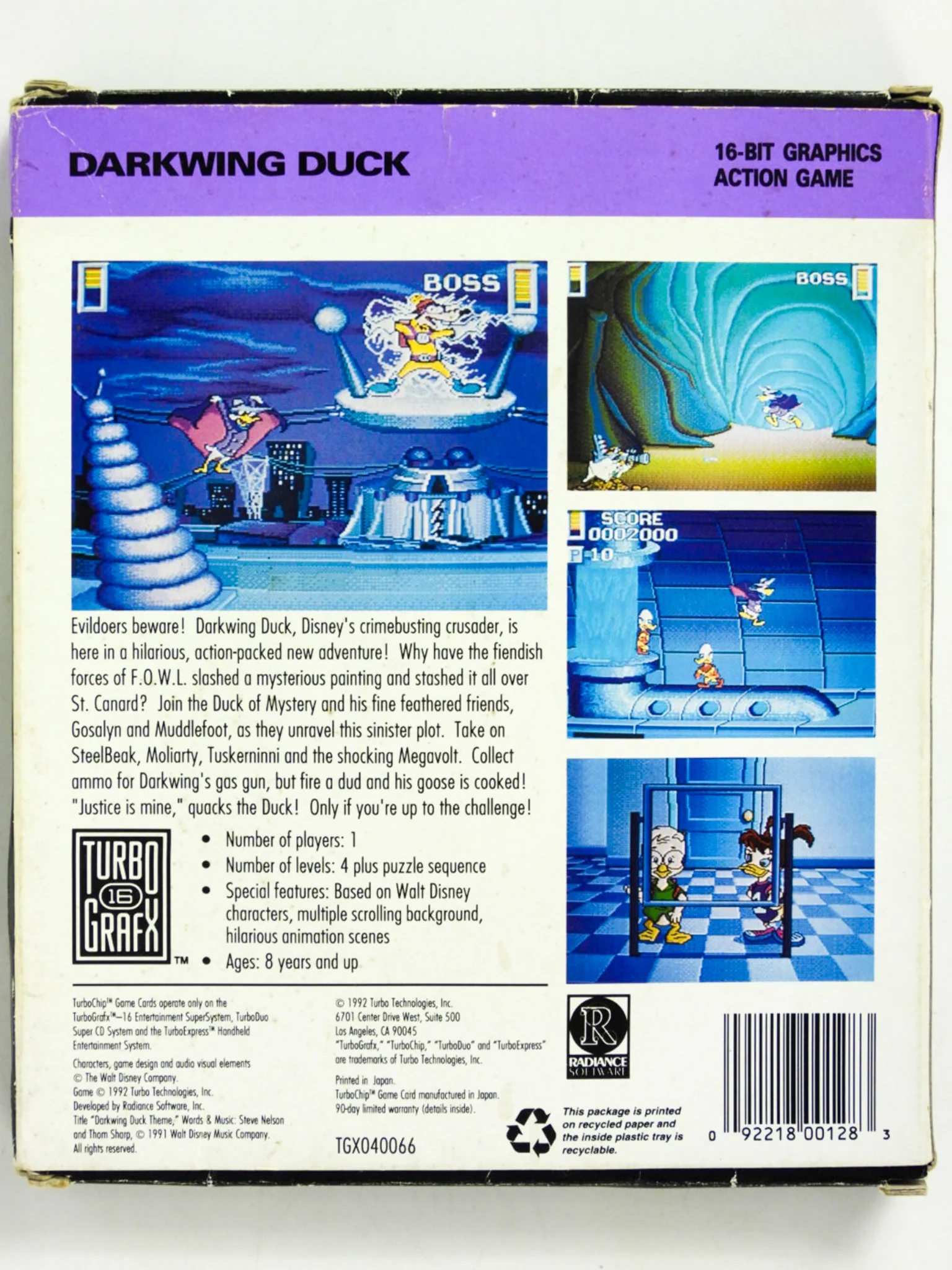 Darkwing Duck (TurboGrafx-16) - Image 2